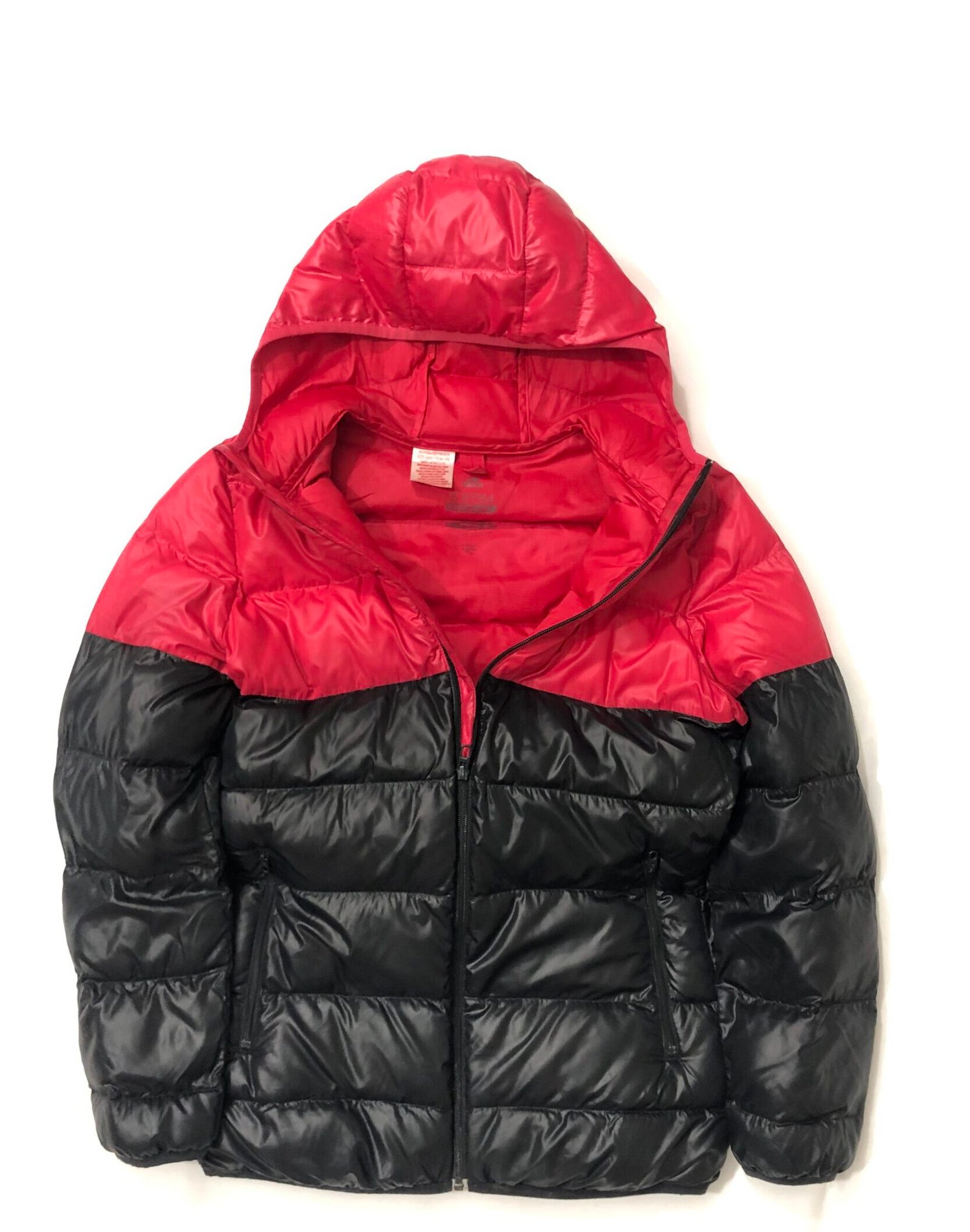 Adidas Puffer Jacket Red Black – photo 4 Adidas Puffer Jacket Red Black, size small — photo 4