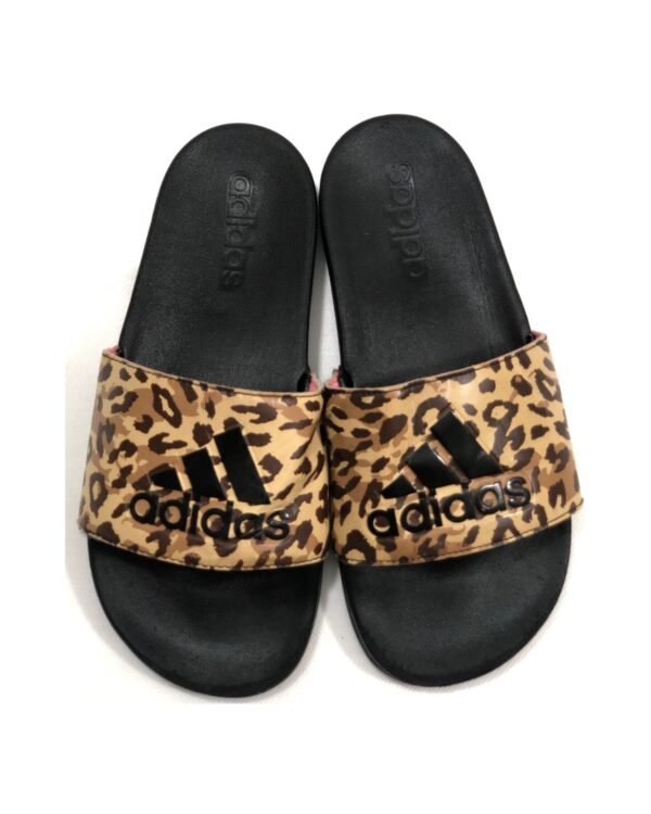 adidas Sportswear Women’s Adilette Comfort Slides – Leopard Print – size EU 36