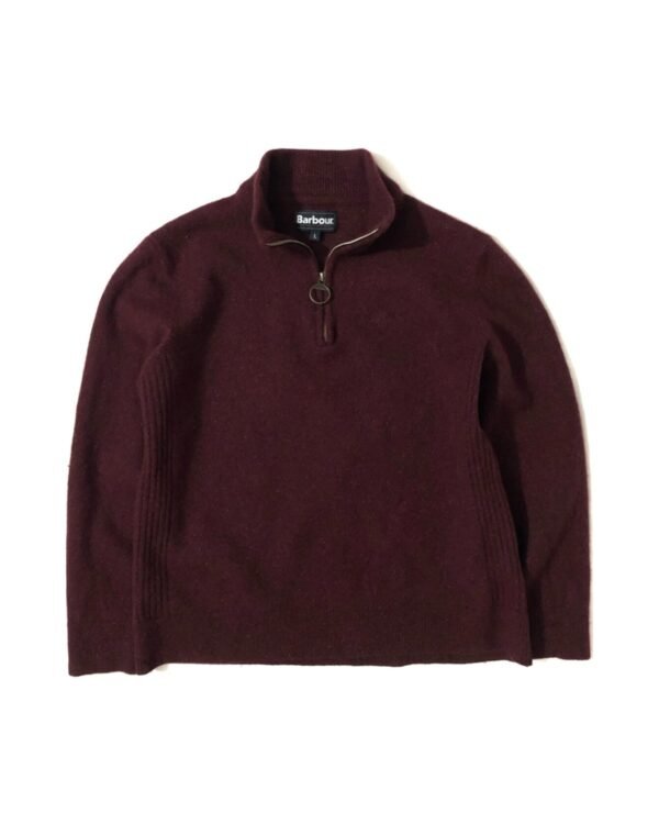 Barbour High-Neck Half-Zip Sweater