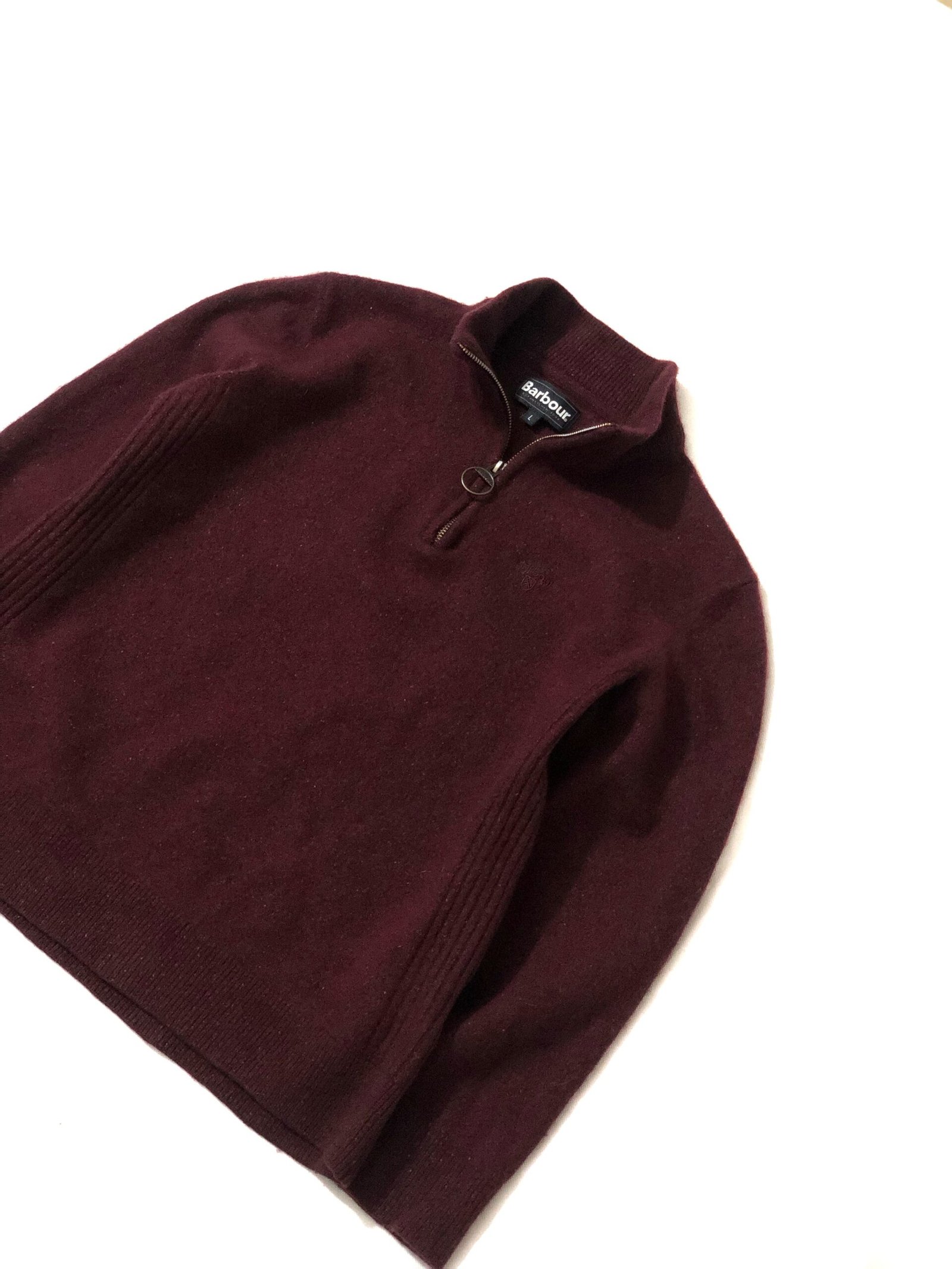Barbour High-Neck Half-Zip Sweater – photo 3 Barbour High-Neck Half-Zip Sweater — view 3