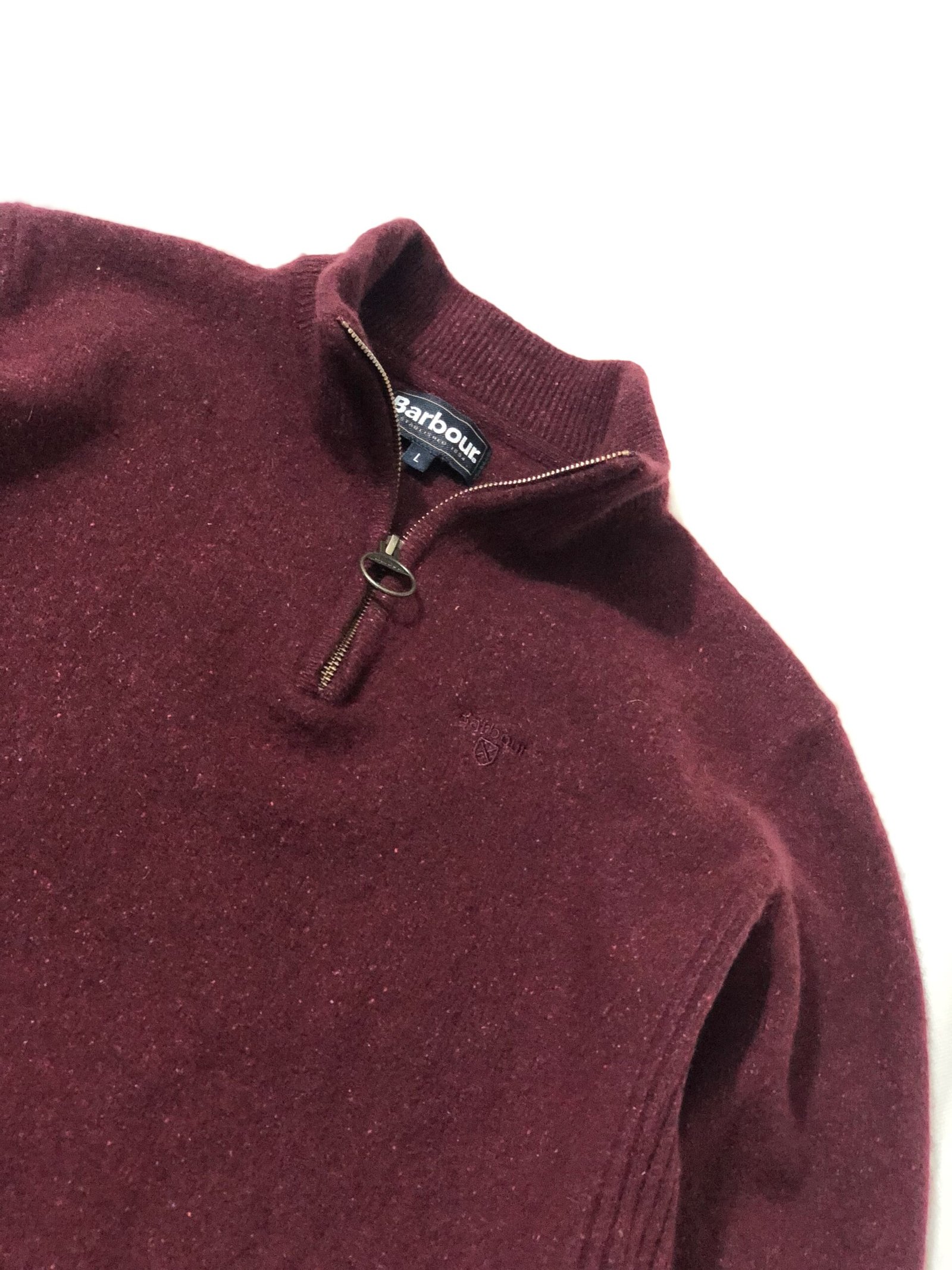 Barbour High-Neck Half-Zip Sweater – photo 6 Barbour High-Neck Half-Zip Sweater — view 6