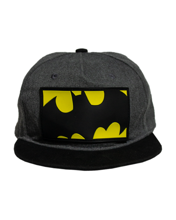Batman Kids Snapback Hat (Size 4–8) – Gray & Black by H&M – One Size