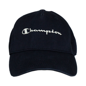 Champion Navy Blue Cotton Hat — Front Logo