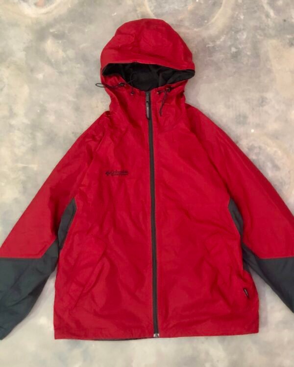 Columbia Packable Vented Windbreaker Red, men’s large — photo 1