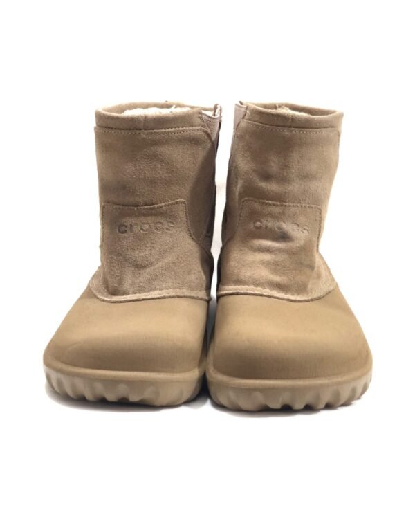 Crocs Ambler Boots – Beige Suede-Like Upper – size EU 43