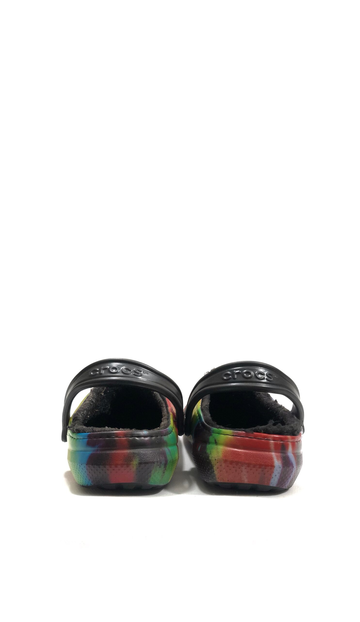Crocs Unisex Classic Lined Tie-Dye Clogs – Colorful Graphic – photo 5 Crocs Unisex Classic Lined Tie-Dye Clogs – Colorful Graphic – size EU 37 / EU 38 — photo 5