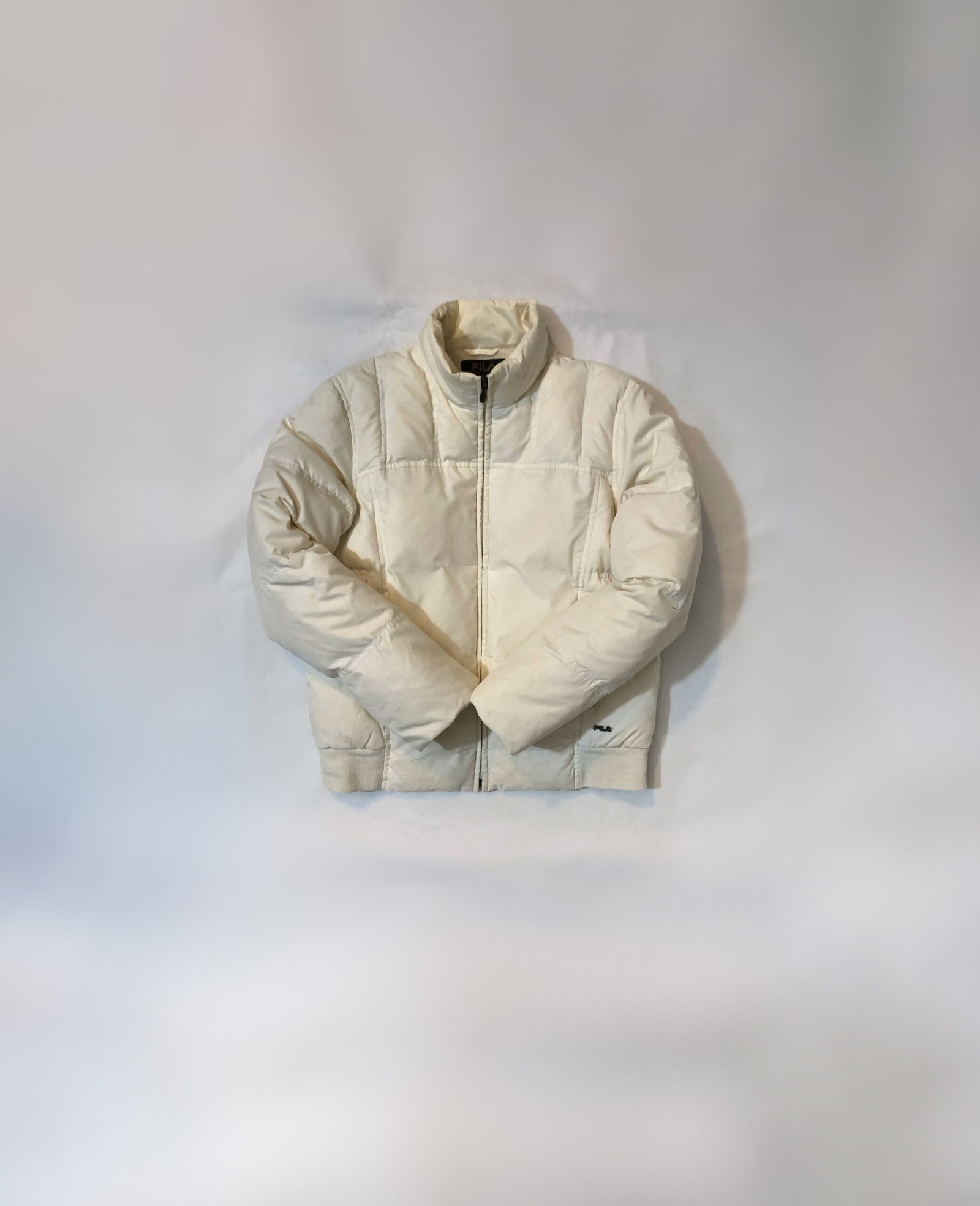 Fila Down Feather Jacket – Off-White – photo 3 Fila Down Feather Jacket – Off-White – Small — photo 3