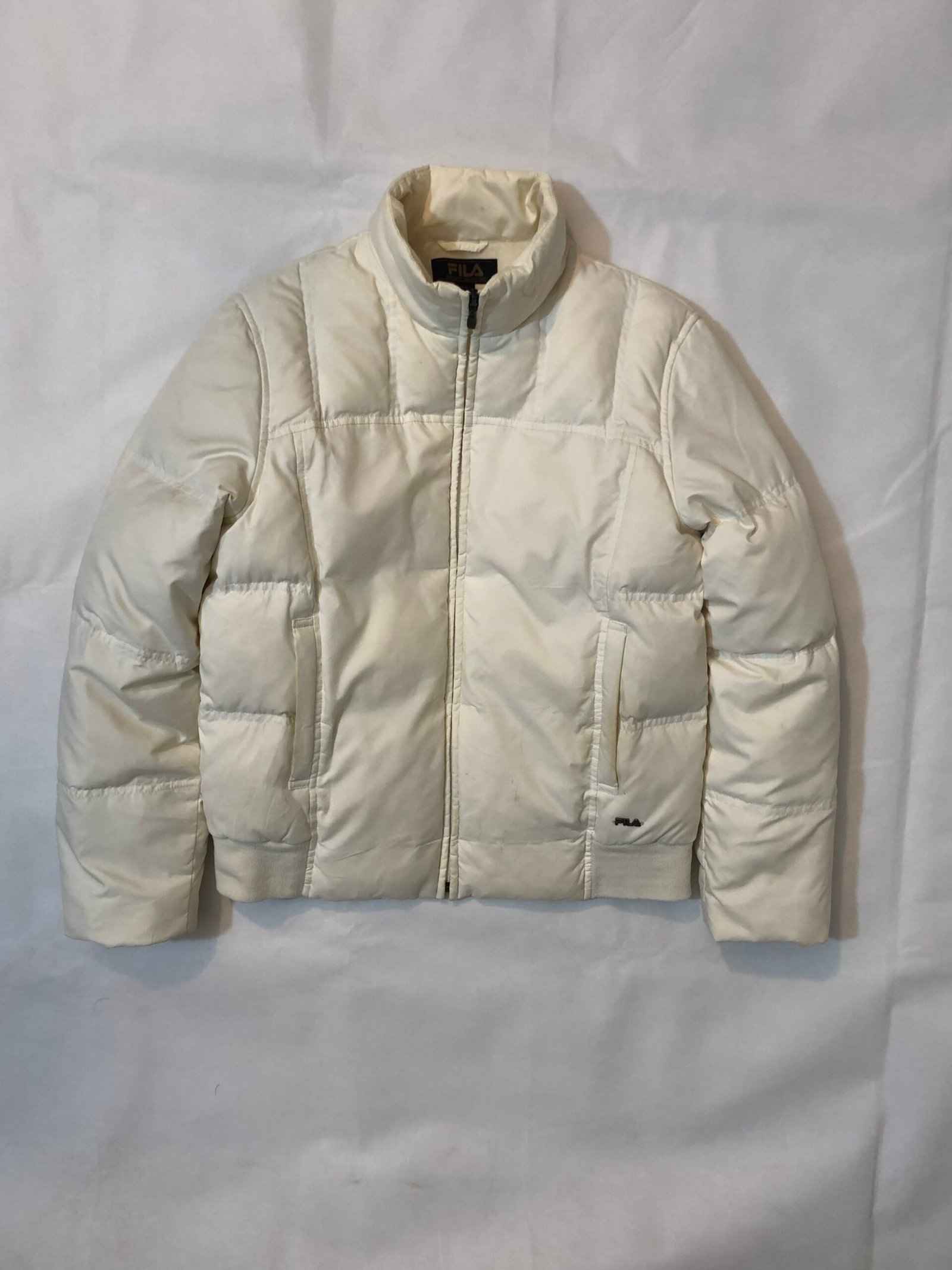 Fila Down Feather Jacket – Off-White – photo 6 Fila Down Feather Jacket – Off-White – Small — photo 6