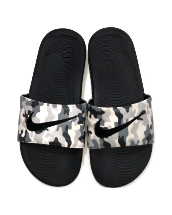 Nike Kawa Slide Print – Black/White Camo – size EU 37.5