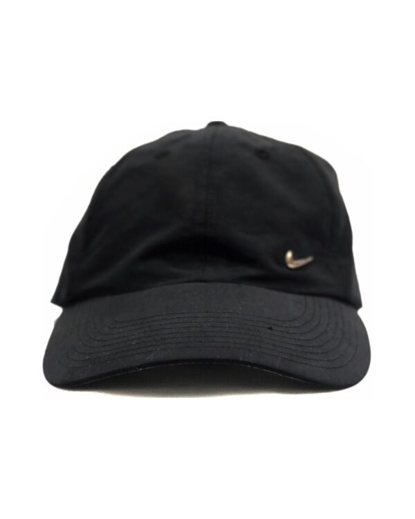 Nike Men’s Dri-FIT Club Unstructured Metal Swoosh Cap Black – size One Size