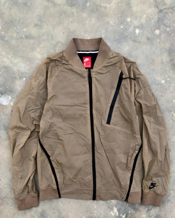 Nike Tech Hypermesh Varsity Jacket Beige, men’s small — photo 1