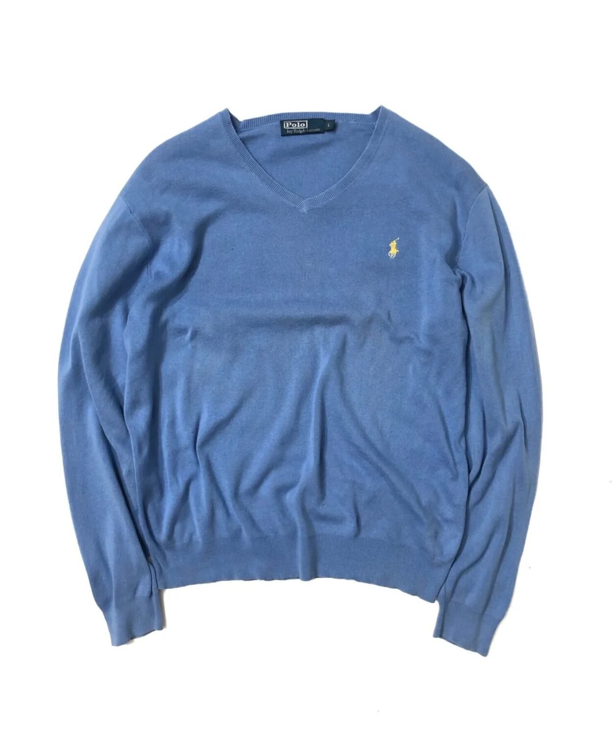 Polo Ralph Lauren 90s Sweater – Men's Large | 100% Cotton Polo Ralph Lauren 90s Sweater – Men's Large | 100% Cotton