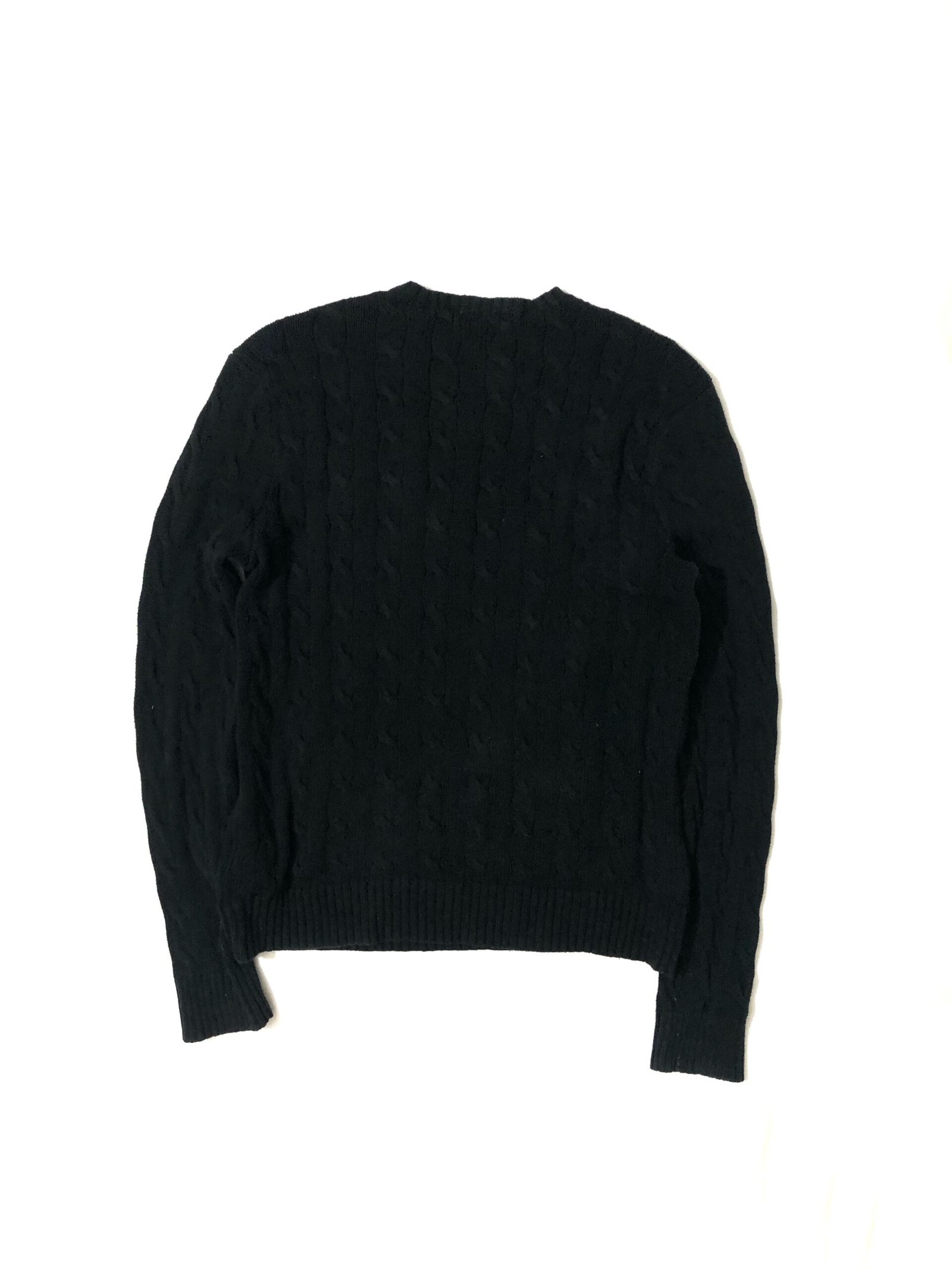 Polo Ralph Lauren Cable-Knit Crewneck Sweater - Black – photo 6 Polo Ralph Lauren Cable-Knit Crewneck Sweater - Black — view 6