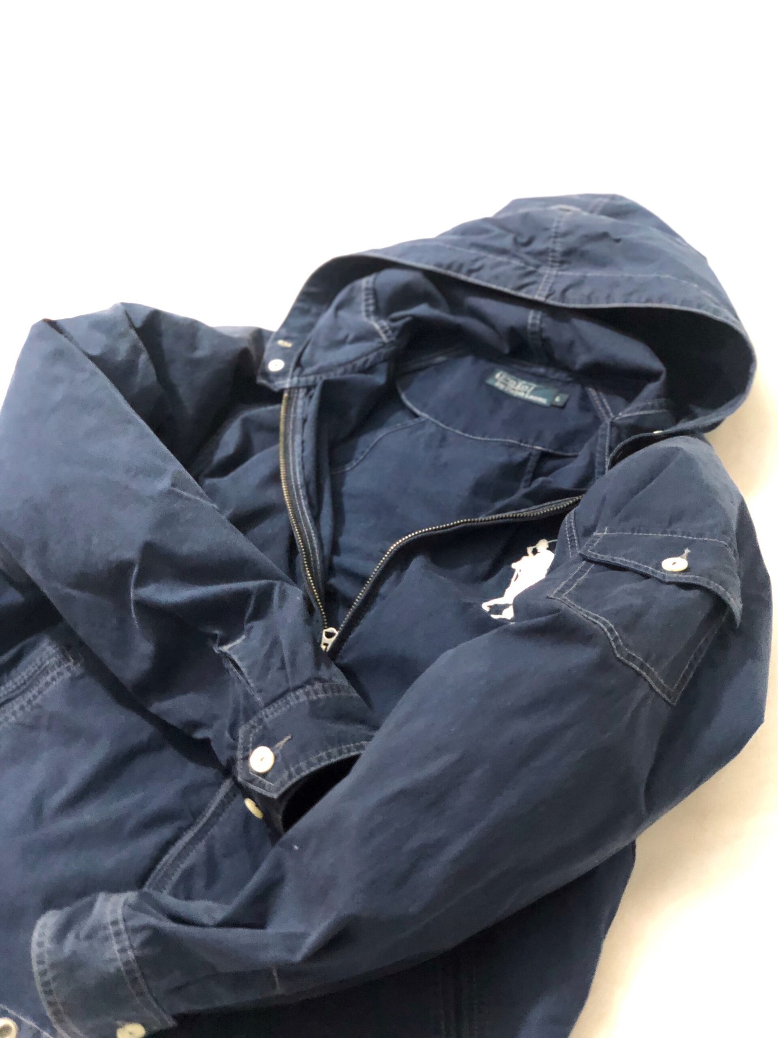 Polo Ralph Lauren Cotton Jacket Hoodie - Retro Style – photo 4 Polo Ralph Lauren Cotton Jacket Hoodie - Retro Style — view 4