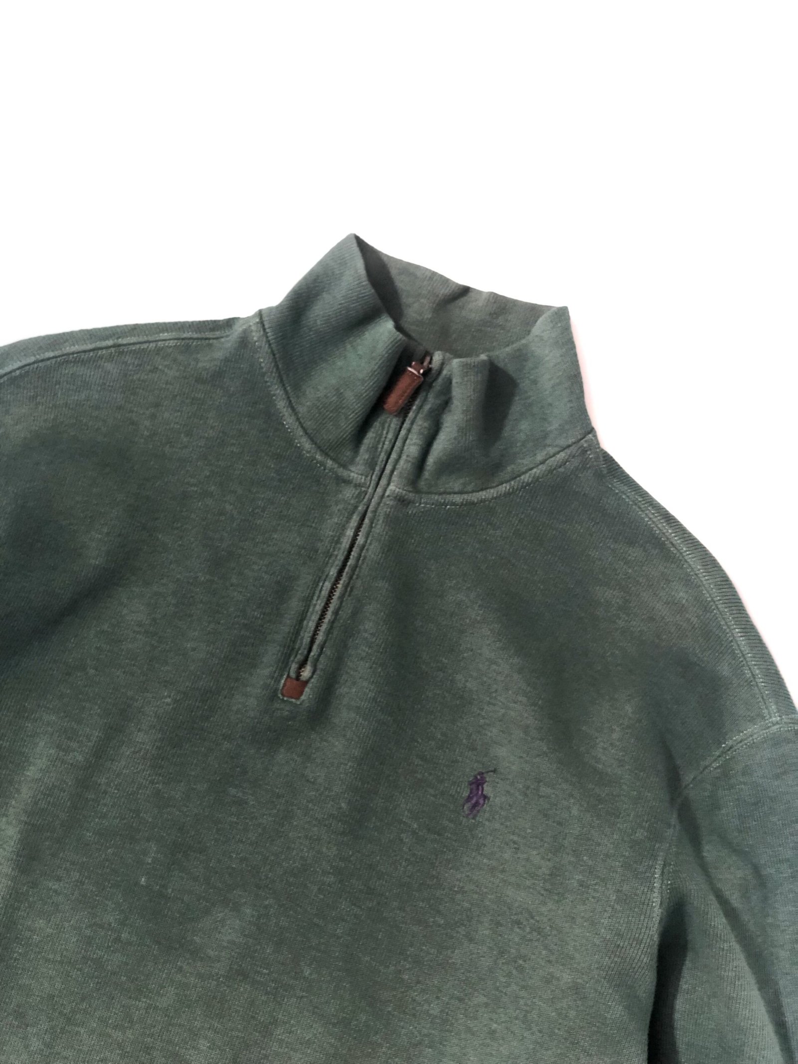 Polo Ralph Lauren Quarter-Zip - Dark Green – photo 6 Polo Ralph Lauren Quarter-Zip - Dark Green — view 6