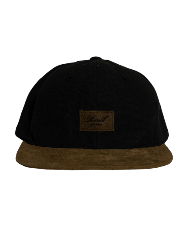 Reell Suede Snapback Cap – Black