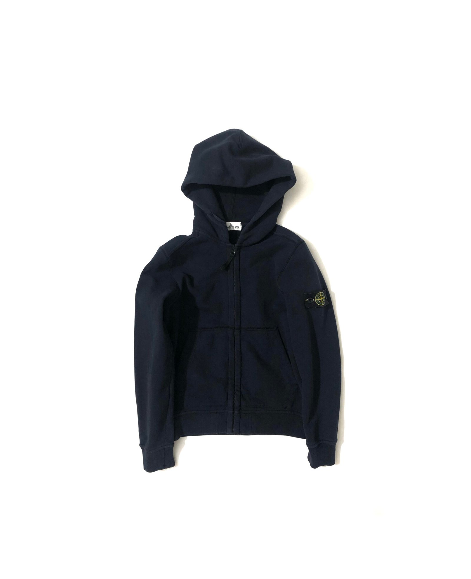 Stone Island Junior Zip-Up Hoodie - Navy – photo 2 Stone Island Junior Zip-Up Hoodie - Navy