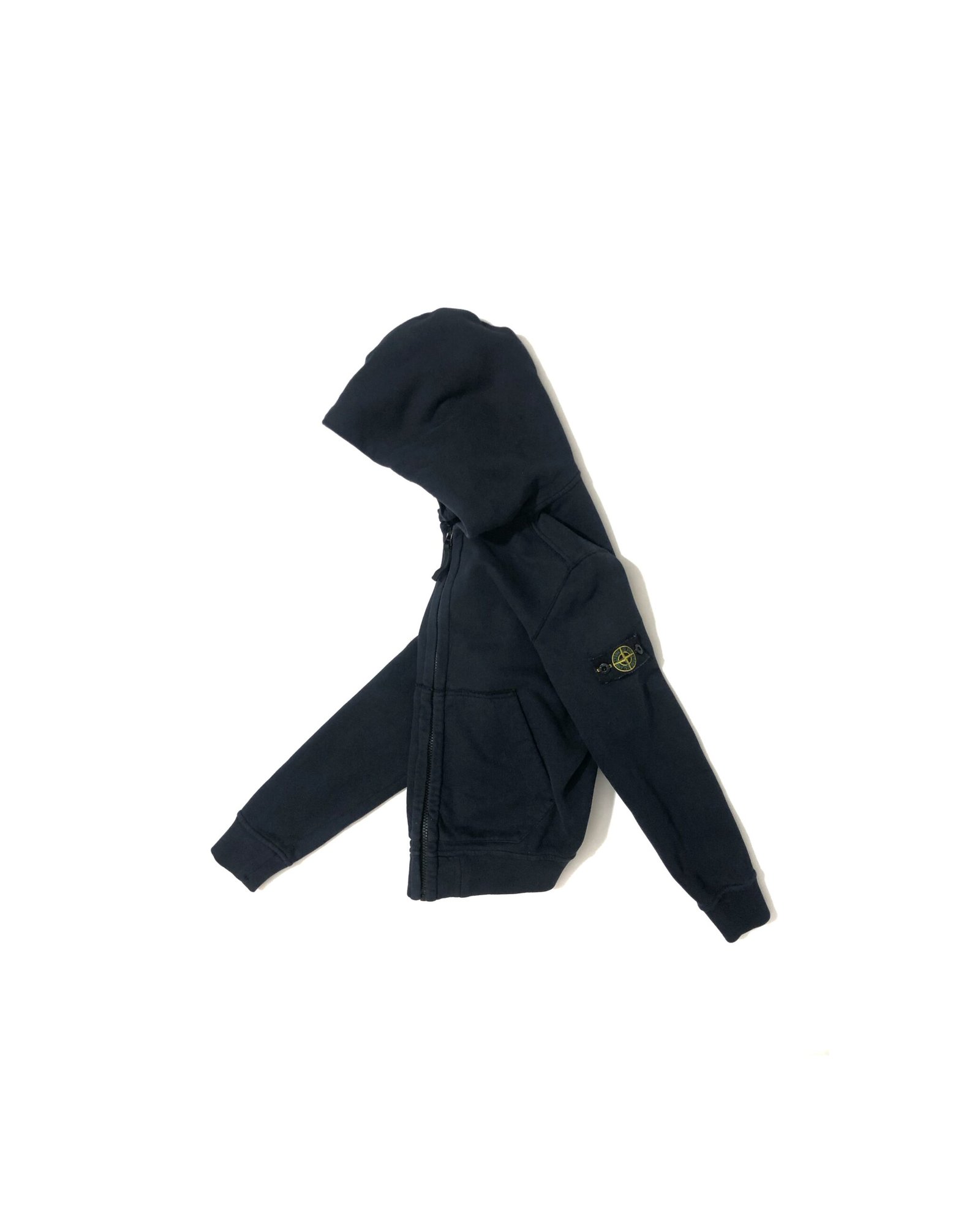 Stone Island Junior Zip-Up Hoodie - Navy – photo 6 Stone Island Junior Zip-Up Hoodie - Navy — view 6