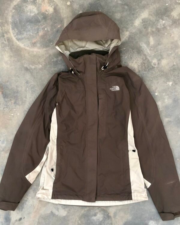The North Face HyVent Hooded Windbreaker Brown, women’s small — photo 1