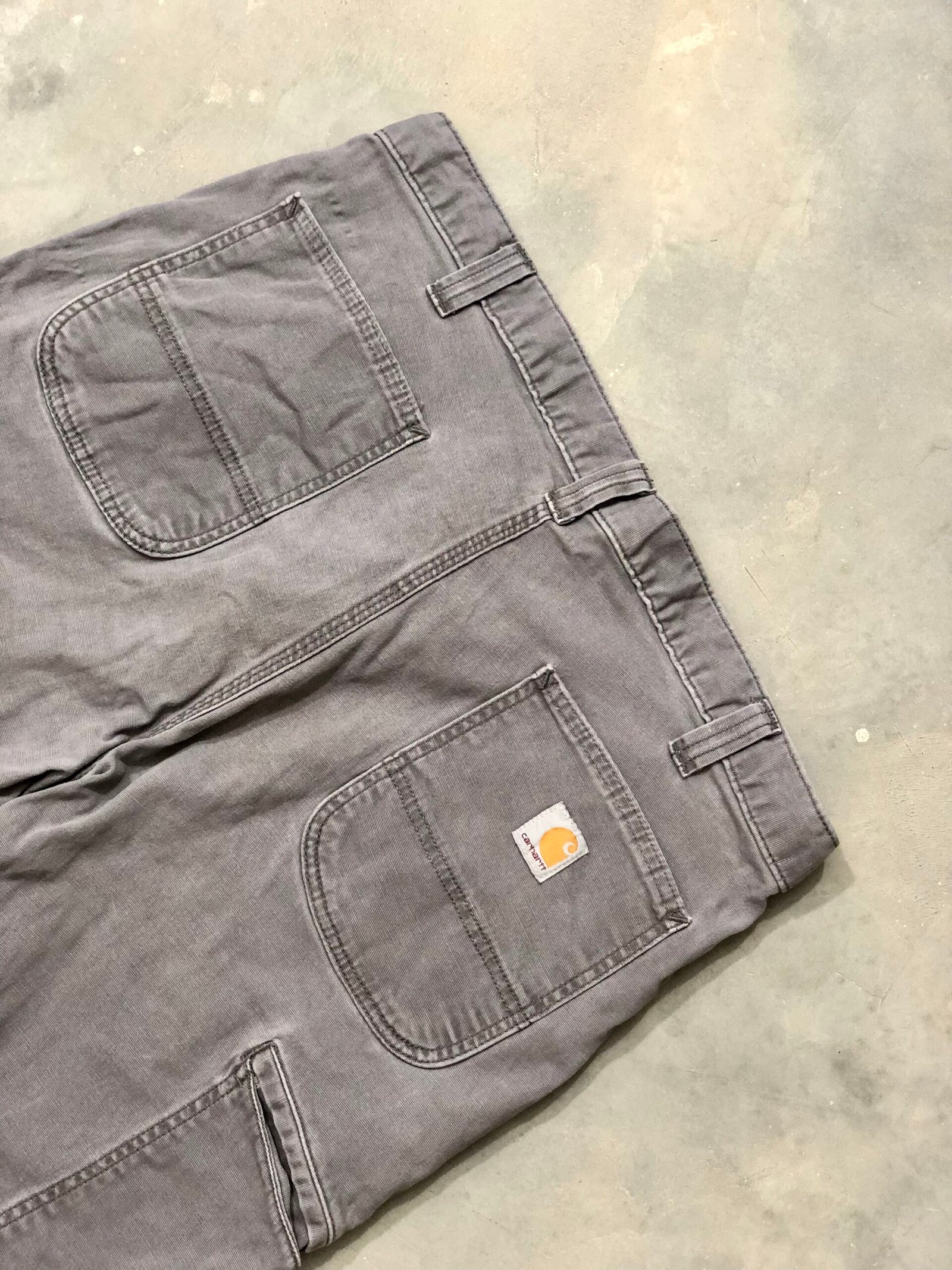 Vintage Carhartt Carpenter Pants - Grey – photo 10 Vintage Carhartt Carpenter Pants - Grey — view 10
