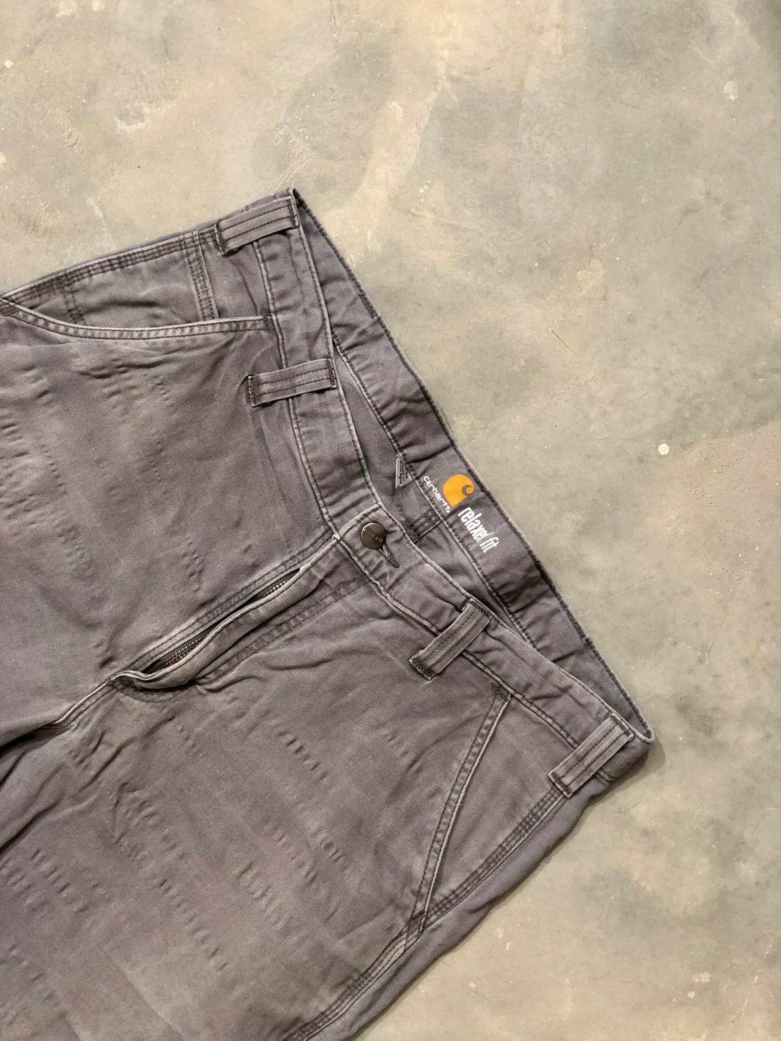 Vintage Carhartt Carpenter Pants - Grey – photo 6 Vintage Carhartt Carpenter Pants - Grey — view 6