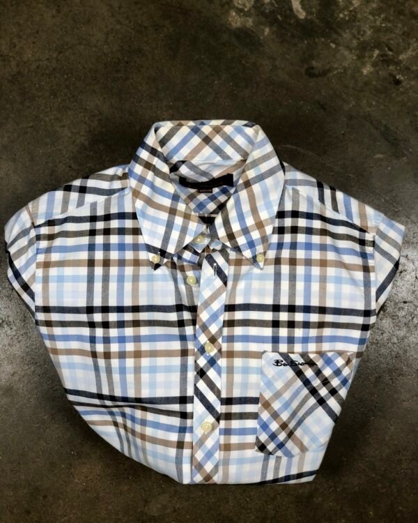 Ben Sherman Multicolor Plaid Button-Down Casual Shirt — photo 1