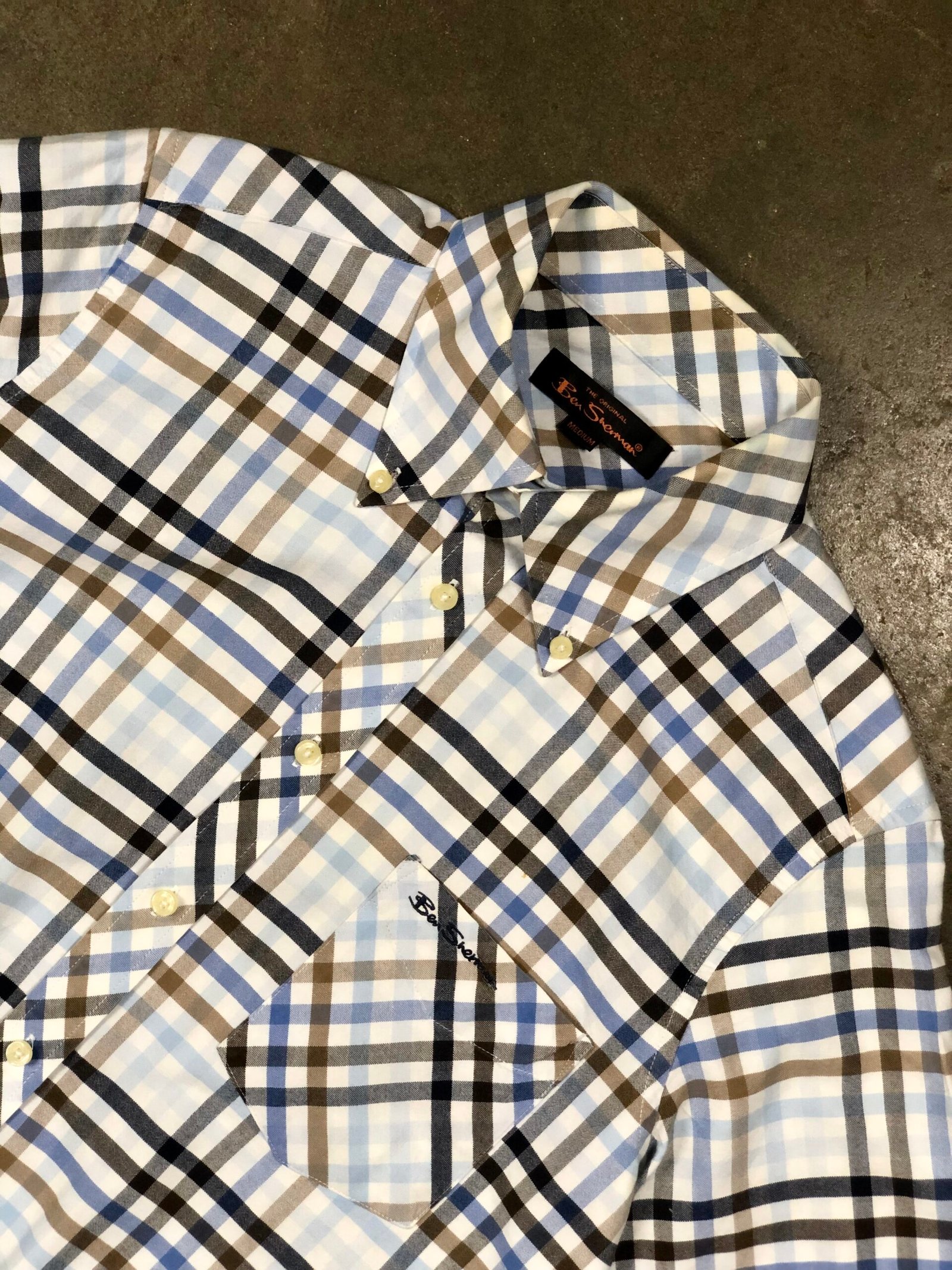 Ben Sherman Multicolor Plaid Button-Down Casual Shirt – photo 12 Ben Sherman Multicolor Plaid Button-Down Casual Shirt — photo 12