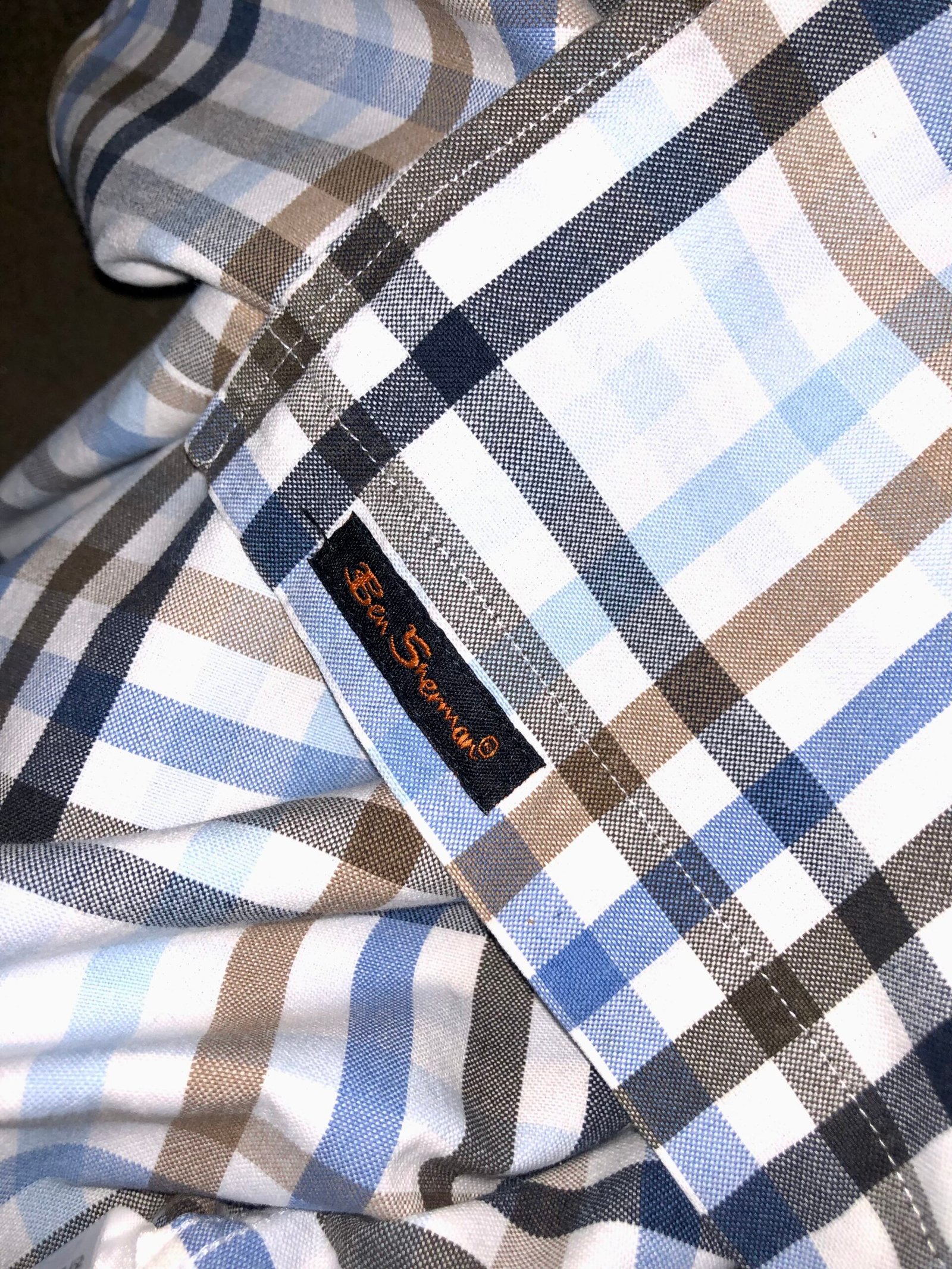 Ben Sherman Multicolor Plaid Button-Down Casual Shirt – photo 3 Ben Sherman Multicolor Plaid Button-Down Casual Shirt — photo 3
