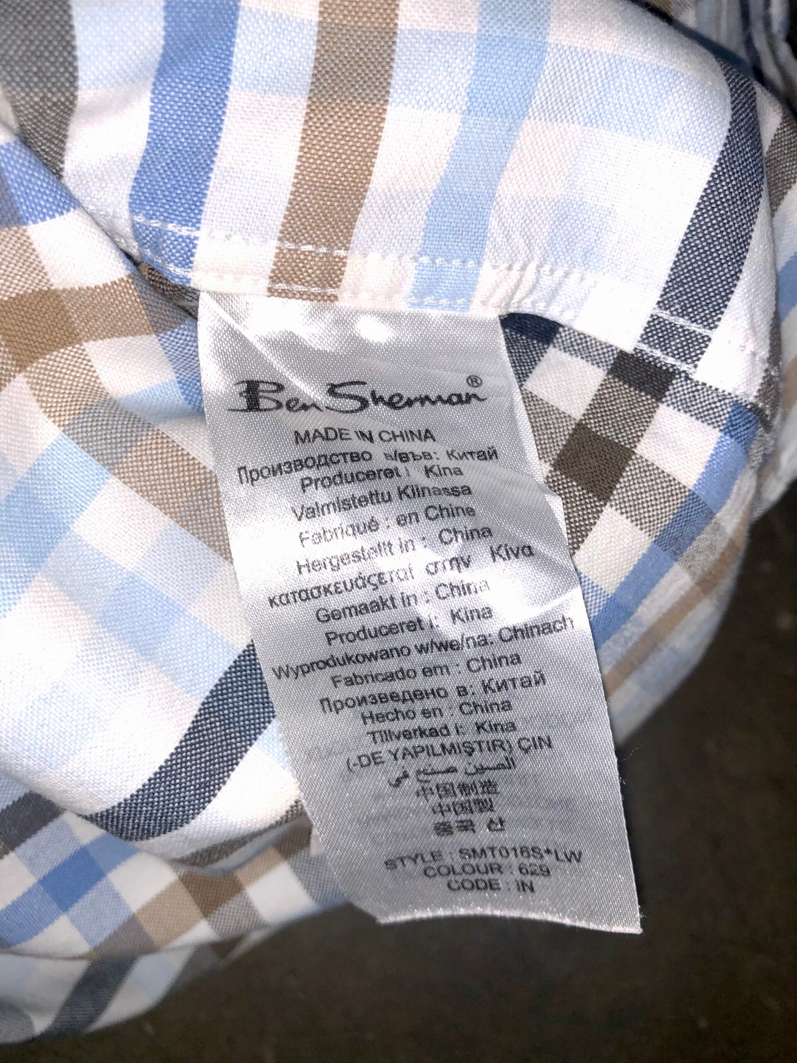 Ben Sherman Multicolor Plaid Button-Down Casual Shirt – photo 6 Ben Sherman Multicolor Plaid Button-Down Casual Shirt — photo 6