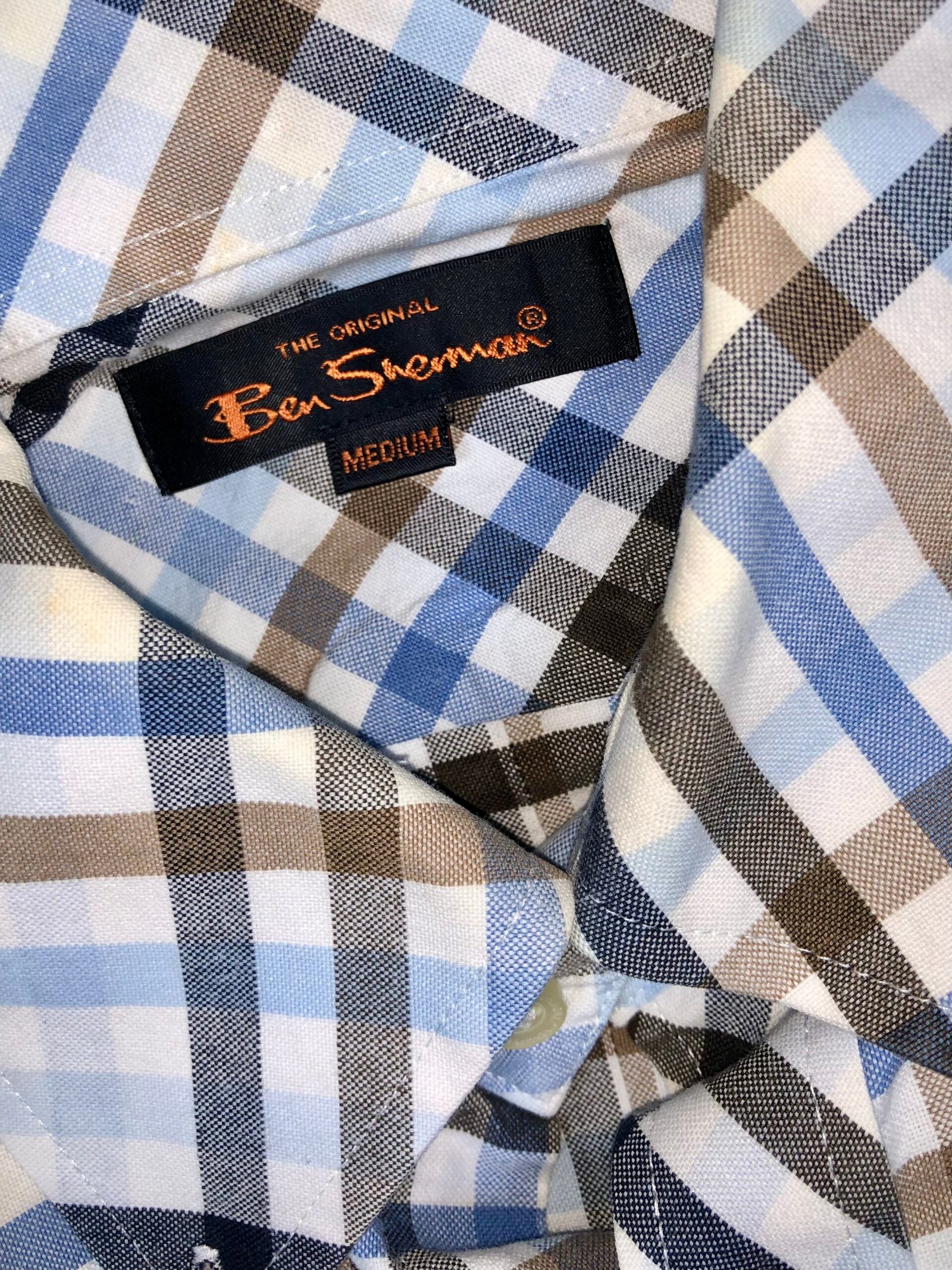 Ben Sherman Multicolor Plaid Button-Down Casual Shirt – photo 7 Ben Sherman Multicolor Plaid Button-Down Casual Shirt — photo 7