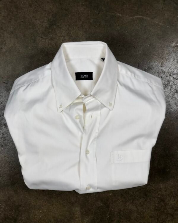 BOSS Hugo Boss White Button-Down Formal Dress Shirt — photo 1