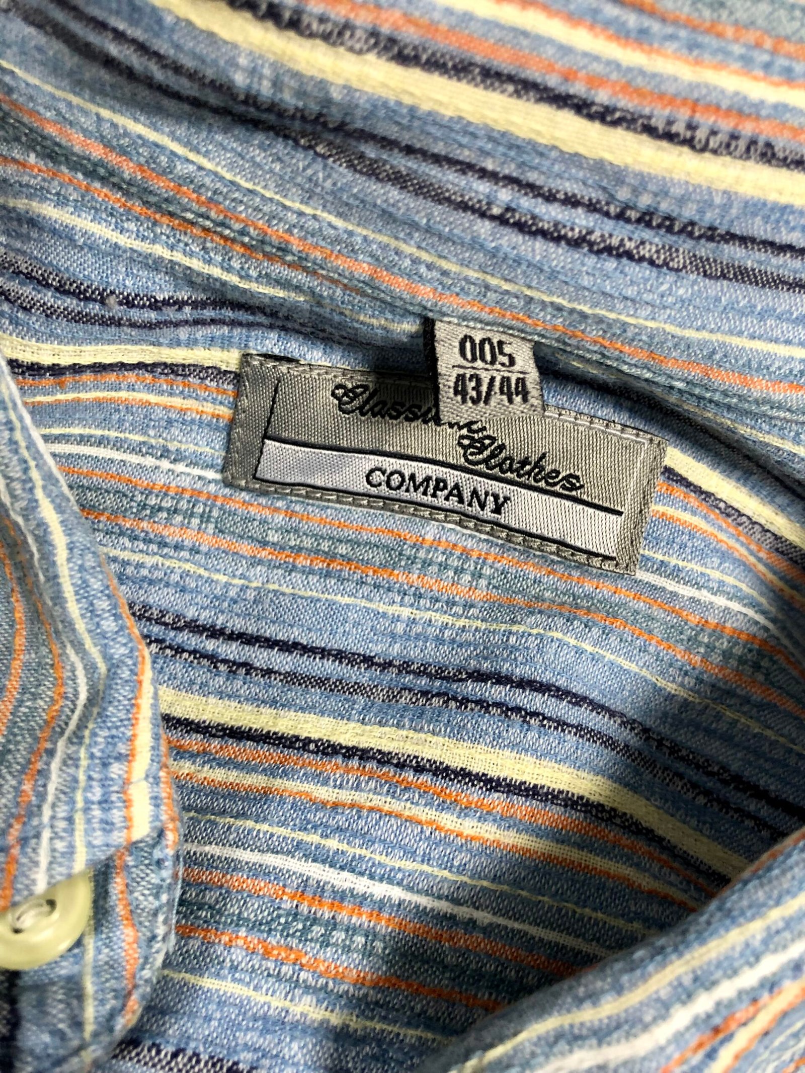Classic Clothes Company Multicolor Striped Textured Casual Shirt – photo 5 Classic Clothes Company Multicolor Striped Textured Casual Shirt — photo 5
