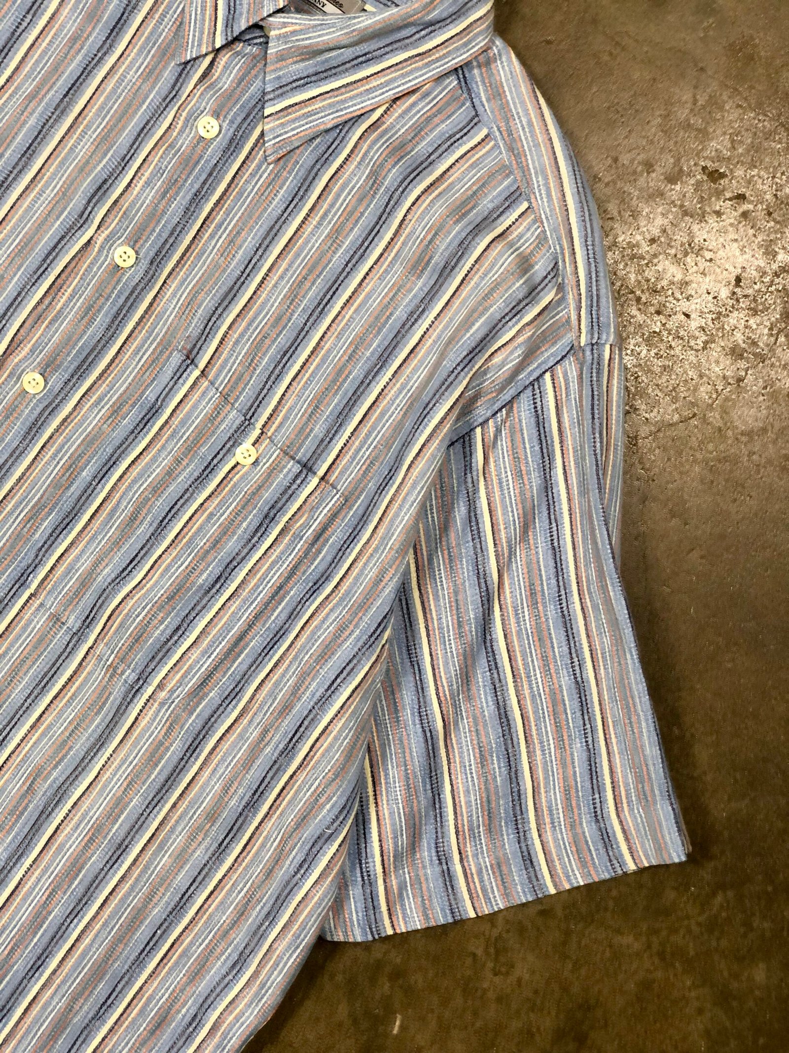 Classic Clothes Company Multicolor Striped Textured Casual Shirt – photo 8 Classic Clothes Company Multicolor Striped Textured Casual Shirt — photo 8