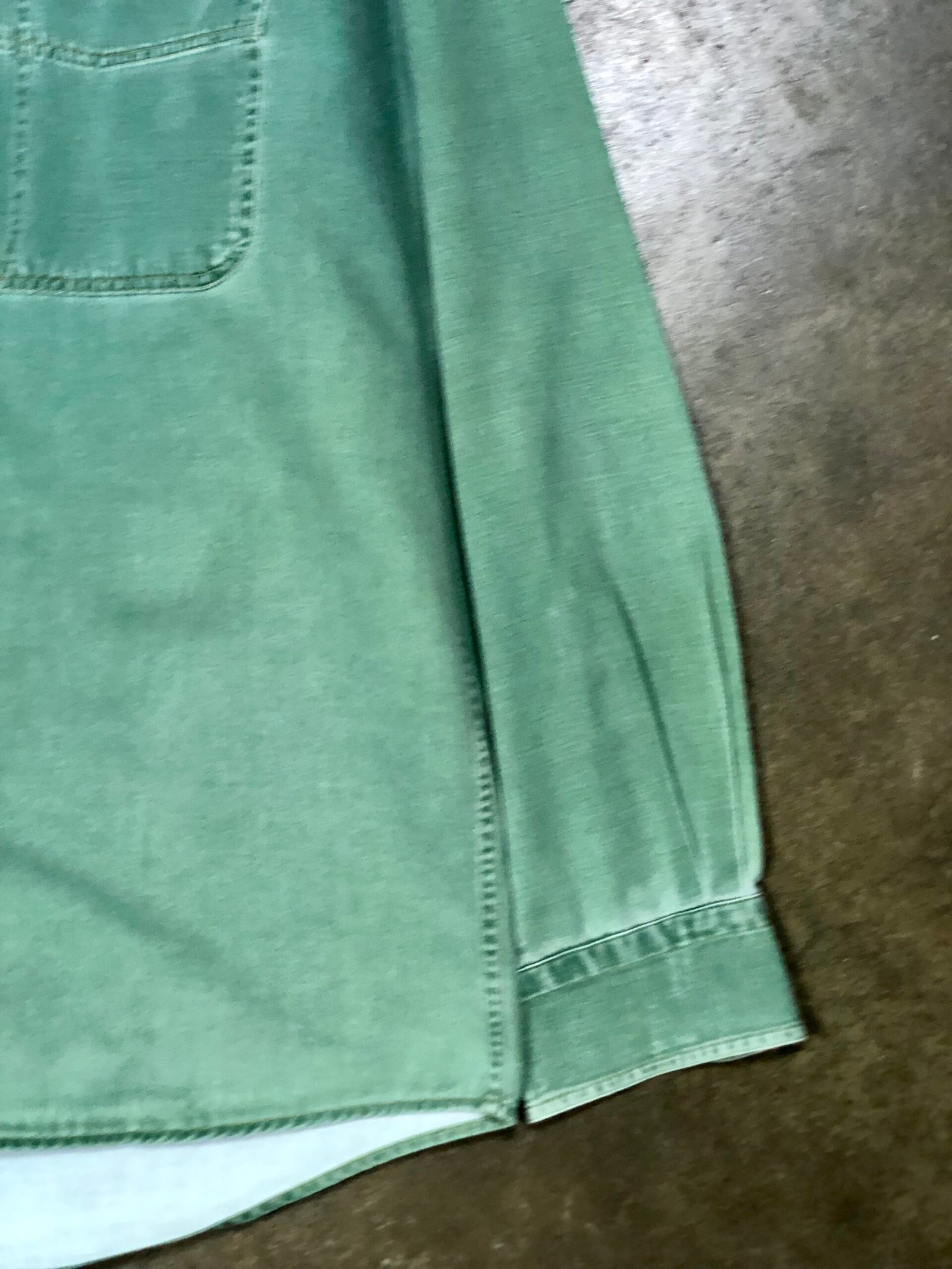 Johns & Green vintage sage green shirt – photo 6 Johns & Green vintage sage green shirt, men's XXL — photo 6
