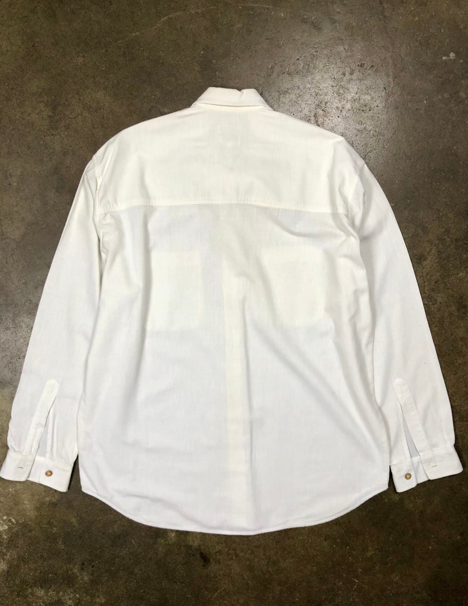 Levi Strauss & Co. Ivory Cotton Workwear Button-Down Shirt – photo 10 Levi Strauss & Co. Ivory Cotton Workwear Button-Down Shirt — photo 10