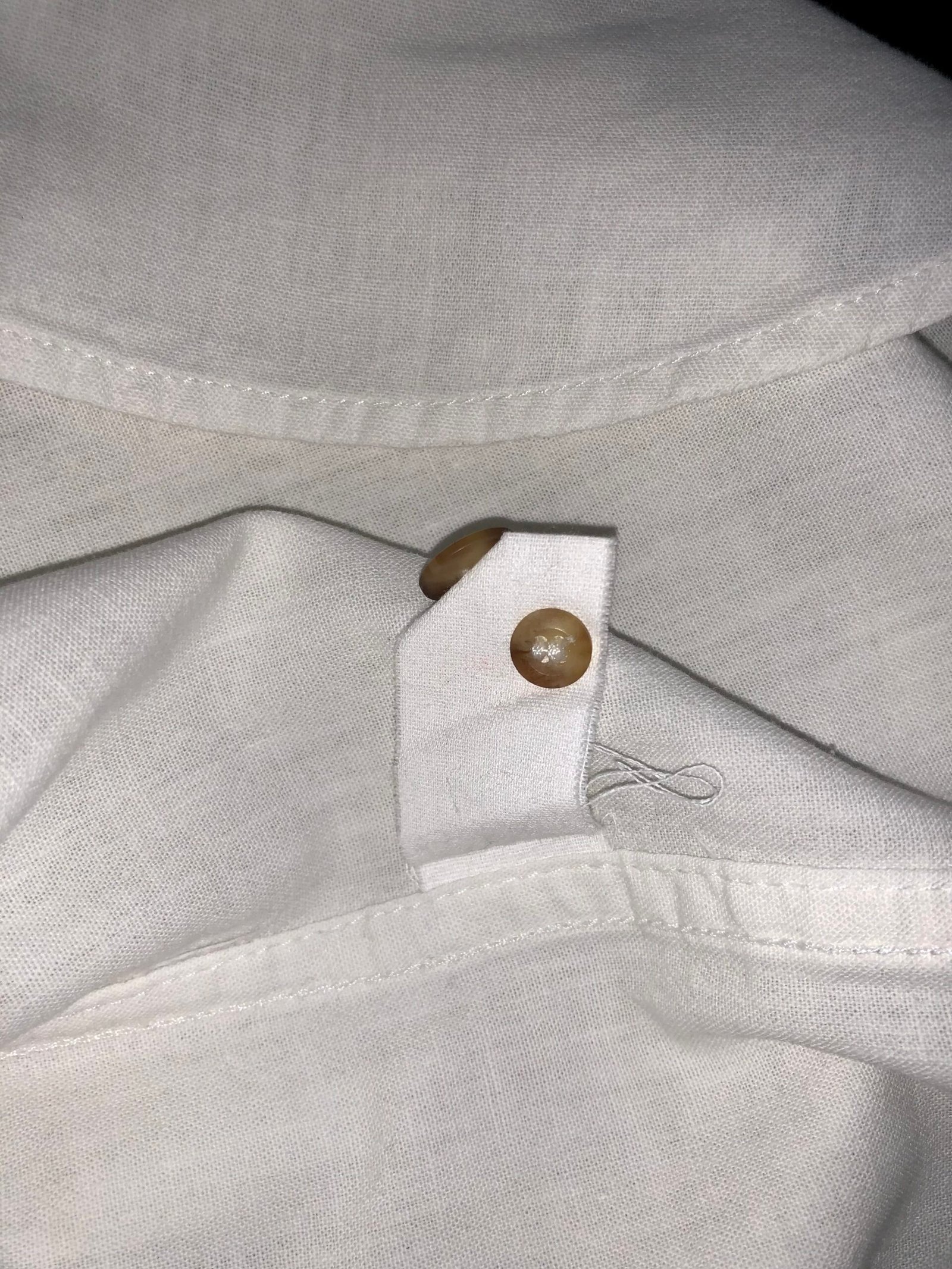 Levi Strauss & Co. Ivory Cotton Workwear Button-Down Shirt – photo 4 Levi Strauss & Co. Ivory Cotton Workwear Button-Down Shirt — photo 4