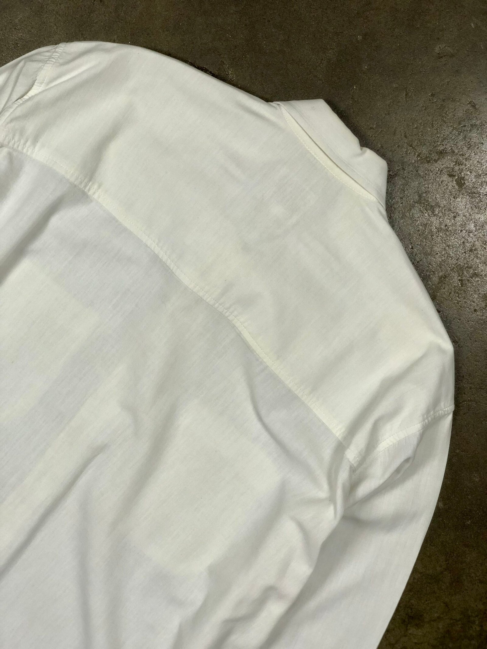 Levi Strauss & Co. Ivory Cotton Workwear Button-Down Shirt – photo 7 Levi Strauss & Co. Ivory Cotton Workwear Button-Down Shirt — photo 7