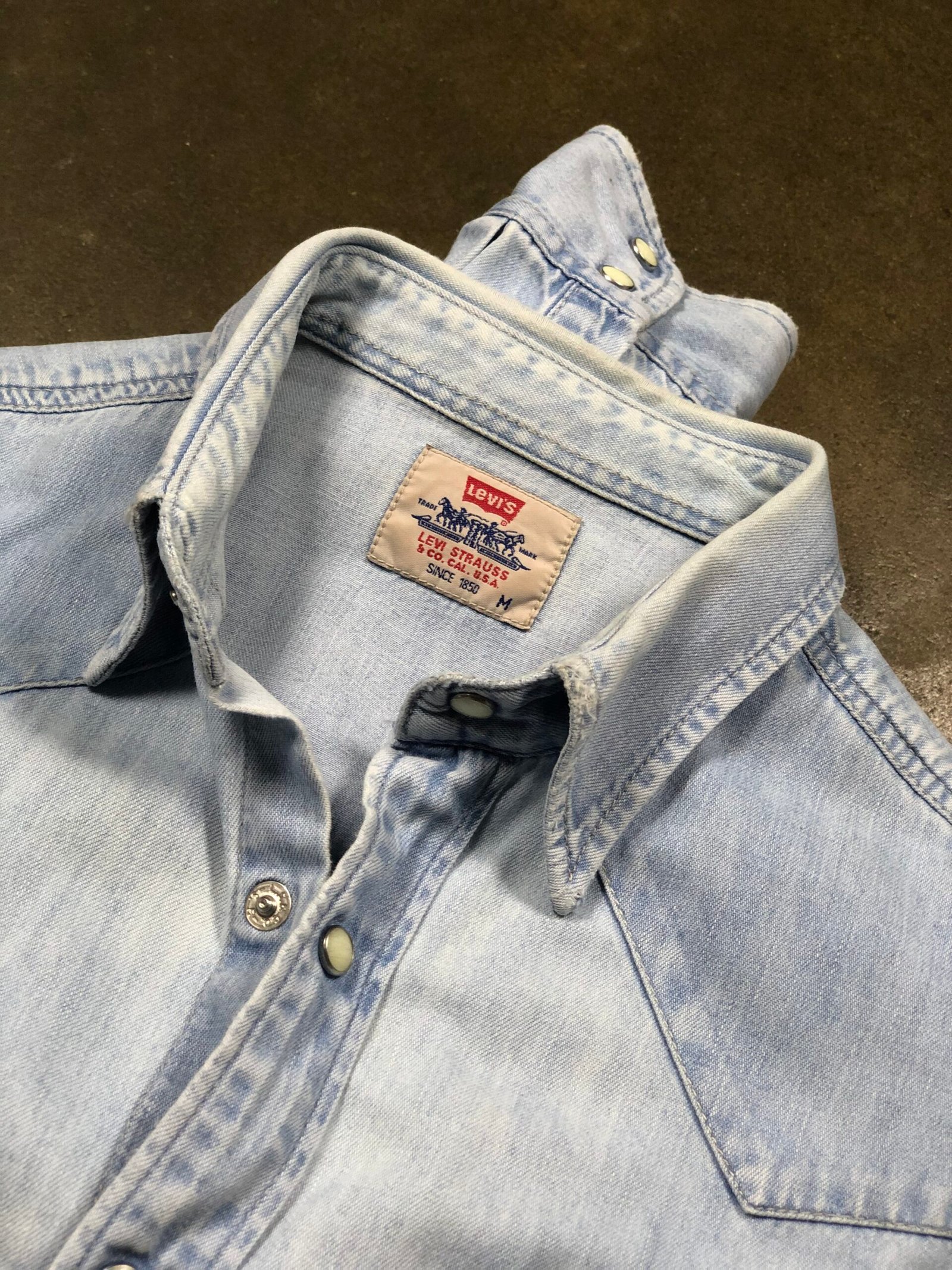 Levi's Barstow Western Denim Shirt – photo 6 Levi's Barstow Western Denim Shirt, men's — photo 6