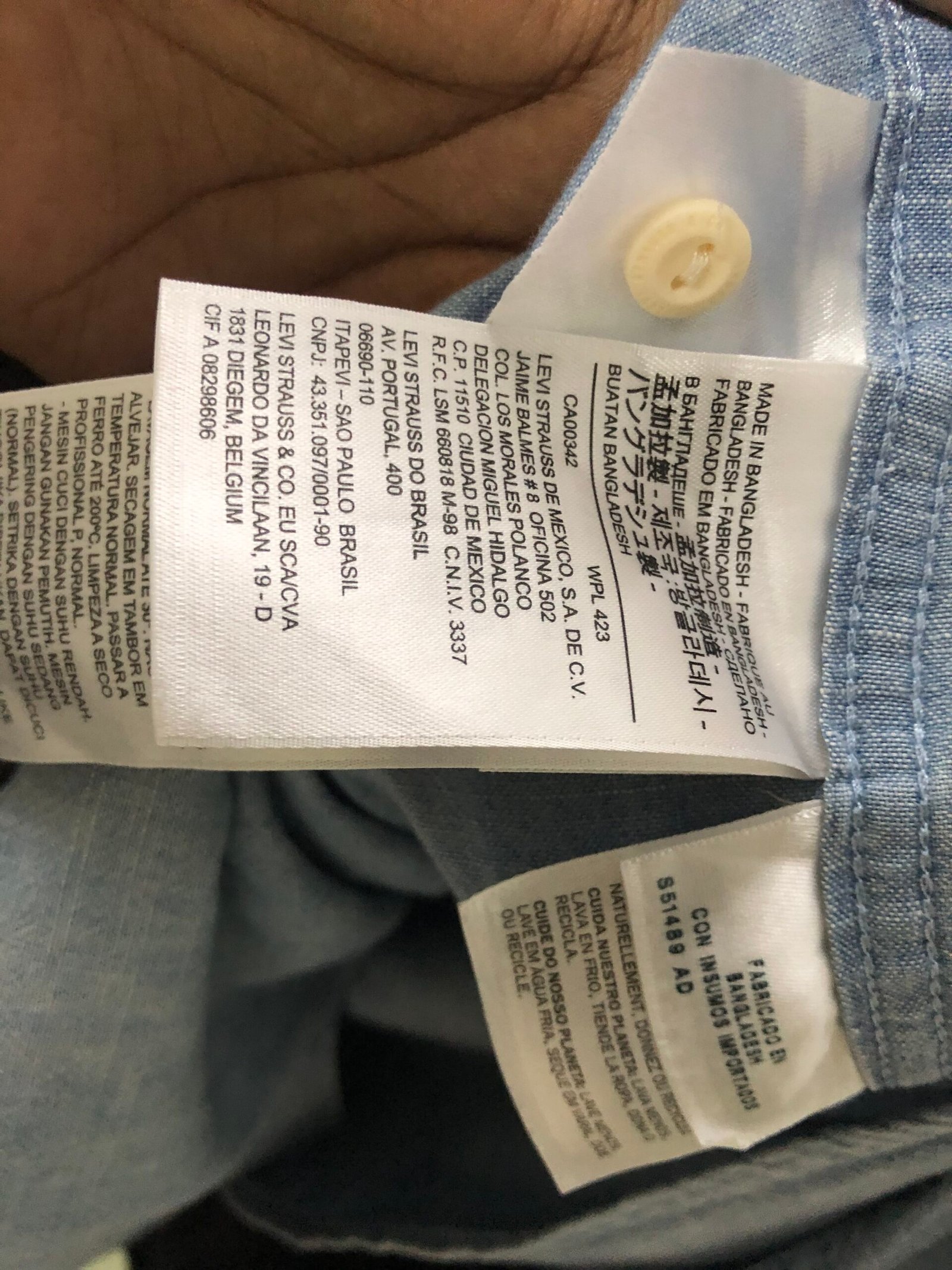 Levi's Classic Worker Cotton-Linen Shirt – photo 6 Levi's Classic Worker Cotton-Linen Shirt, men's M — photo 6