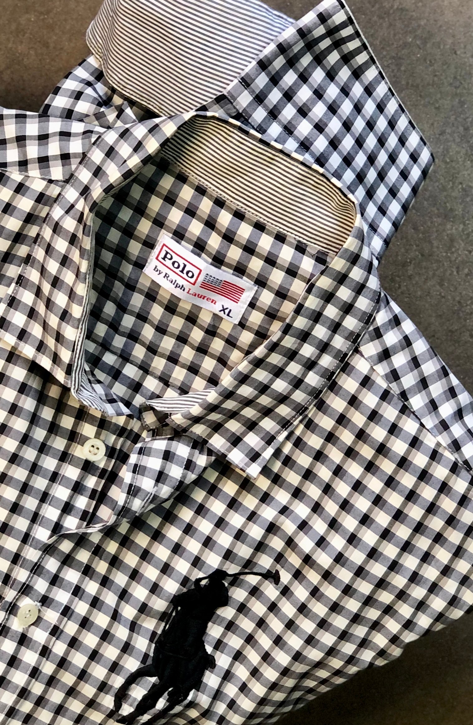 Polo Ralph Lauren Big Pony Gingham Check Shirt – photo 1 Polo Ralph Lauren Big Pony Gingham Check Shirt, men's XL — photo 1