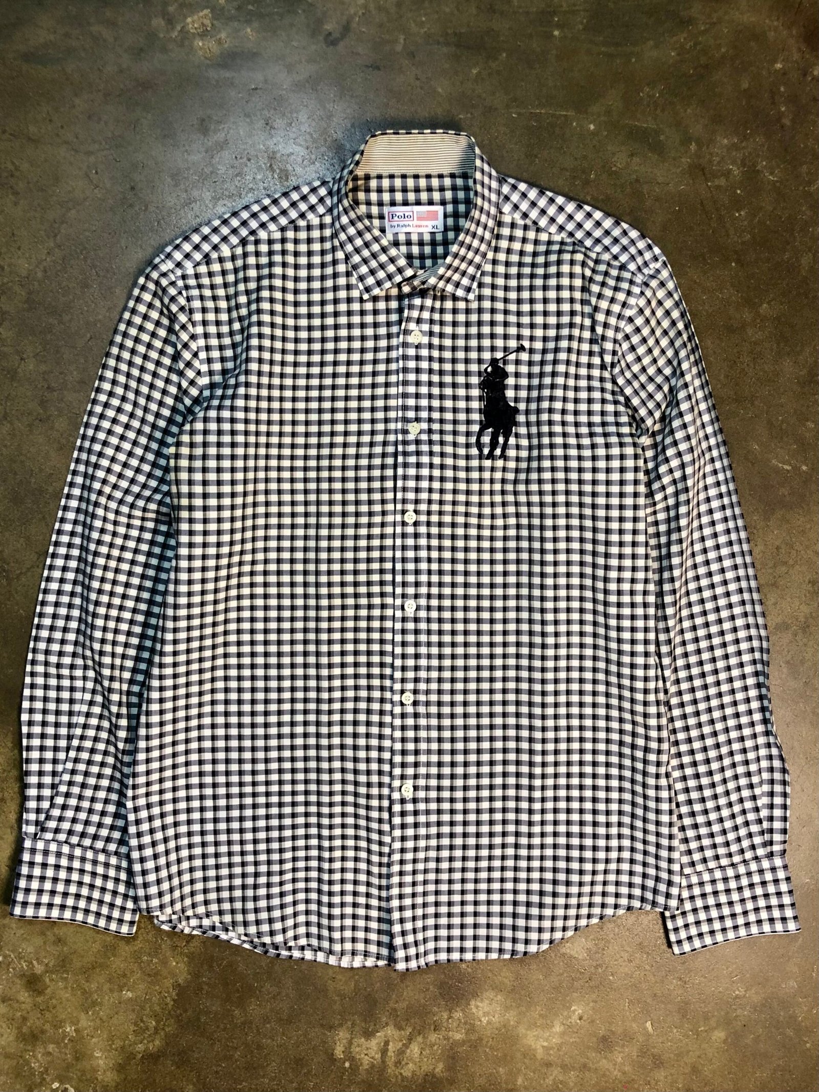 Polo Ralph Lauren Big Pony Gingham Check Shirt – photo 2 Polo Ralph Lauren Big Pony Gingham Check Shirt, men's XL — photo 2