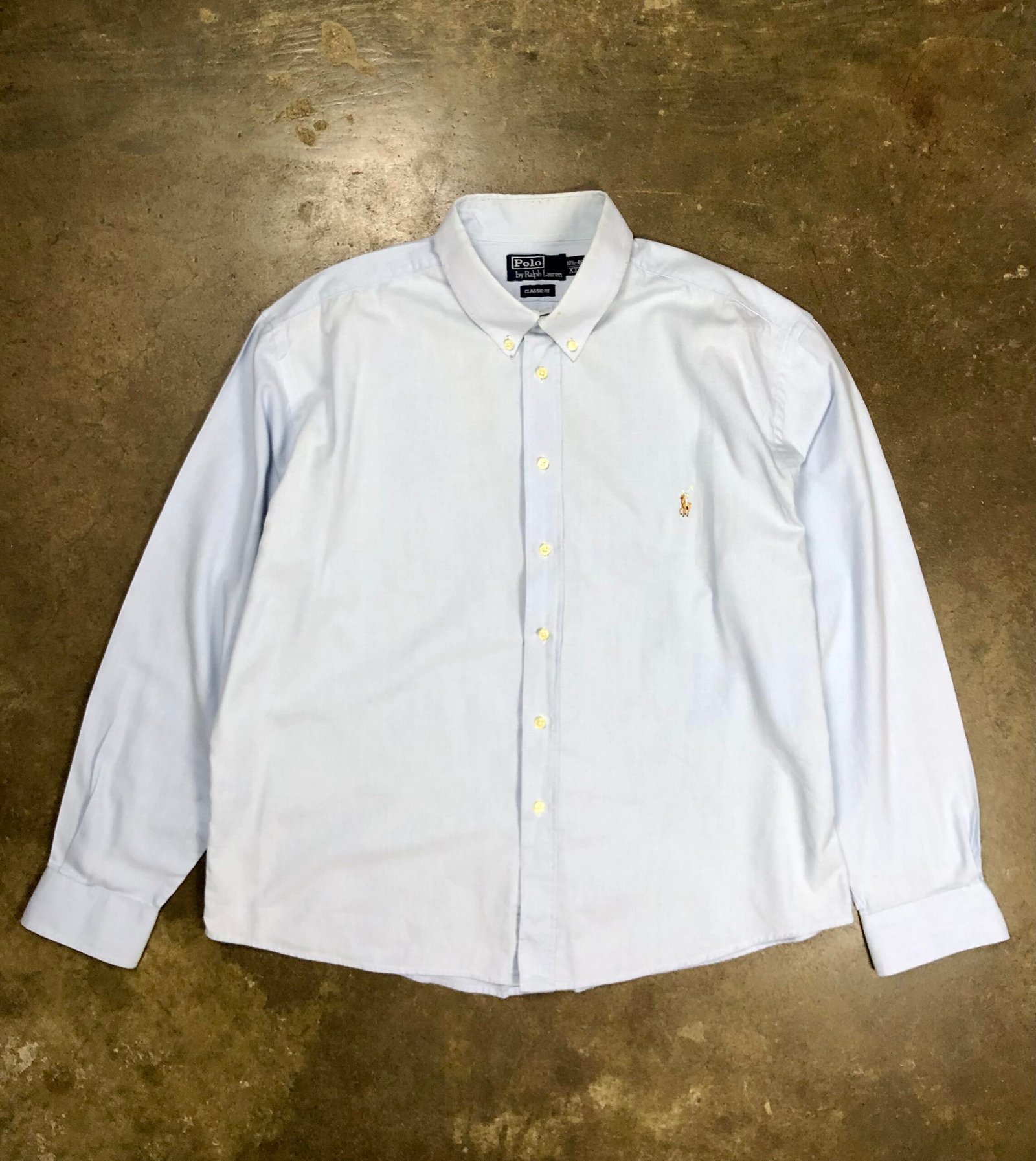 Polo Ralph Lauren Classic Fit Light Blue Oxford Shirt – photo 2 Polo Ralph Lauren Classic Fit Light Blue Oxford Shirt, men's — photo 2