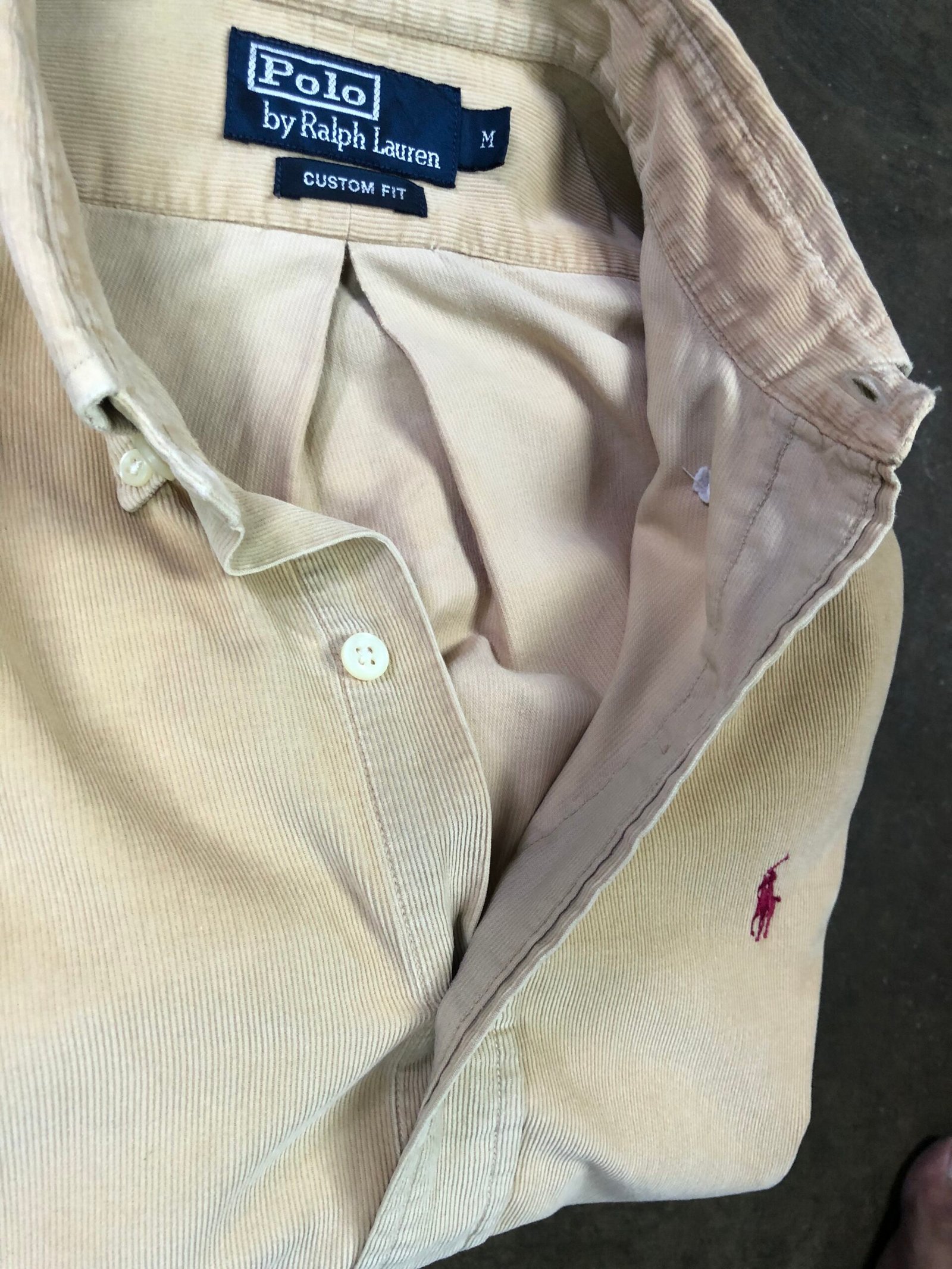 Polo Ralph Lauren Corduroy Shirt – photo 11 Polo Ralph Lauren Corduroy Shirt, men's M — photo 11