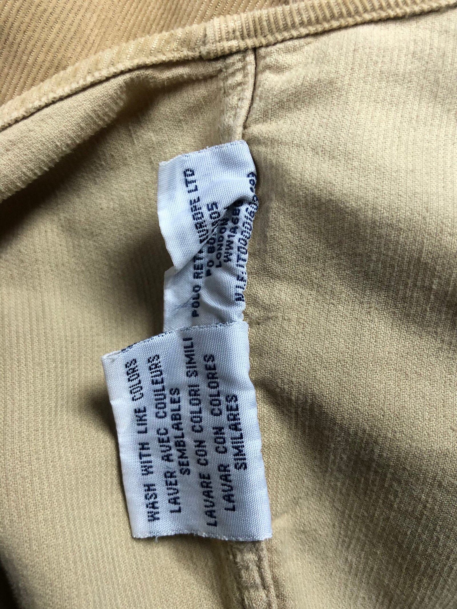 Polo Ralph Lauren Corduroy Shirt – photo 15 Polo Ralph Lauren Corduroy Shirt, men's M — photo 15