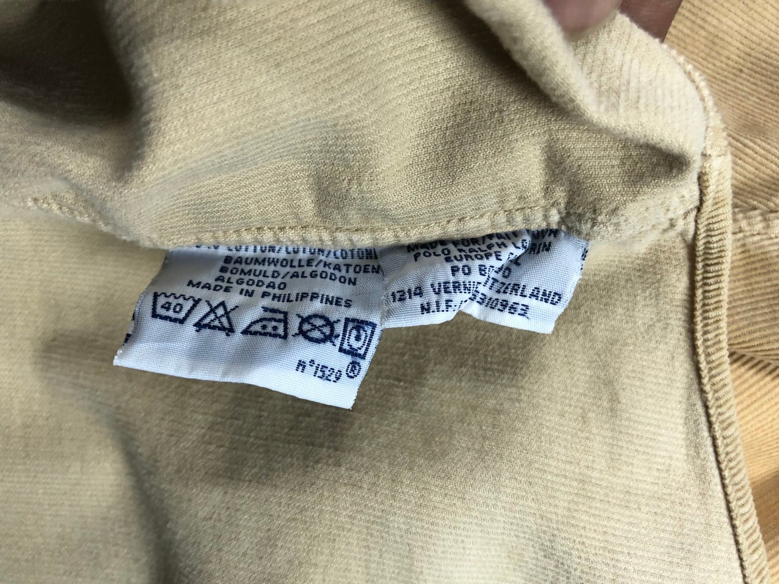 Polo Ralph Lauren Corduroy Shirt – photo 16 Polo Ralph Lauren Corduroy Shirt, men's M — photo 16