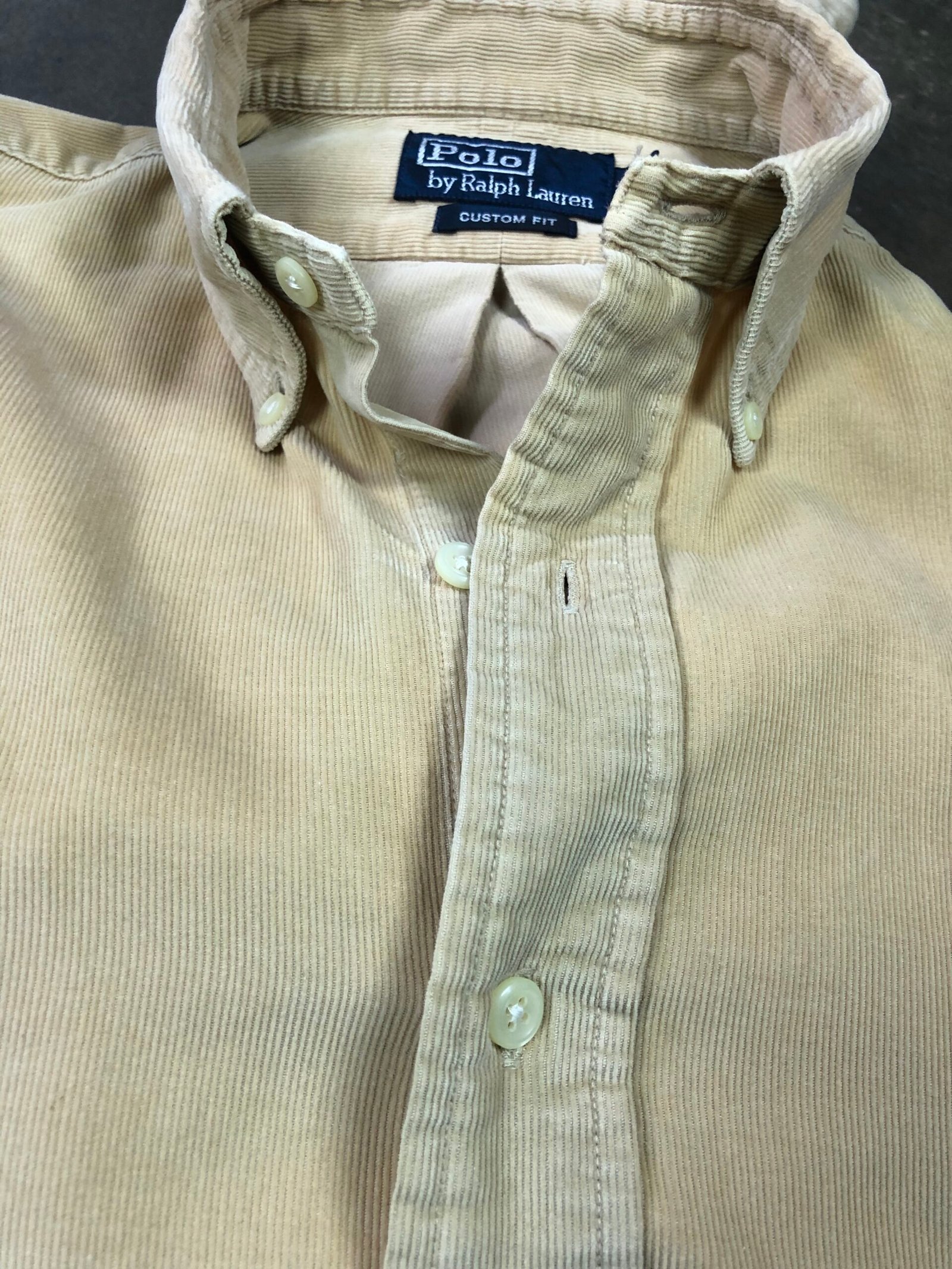Polo Ralph Lauren Corduroy Shirt – photo 4 Polo Ralph Lauren Corduroy Shirt, men's M — photo 4