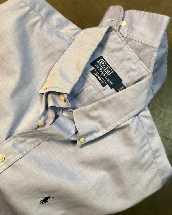 Polo Ralph Lauren Custom Fit Light Blue Oxford Shirt, men's 16½ 32/33 — photo 1