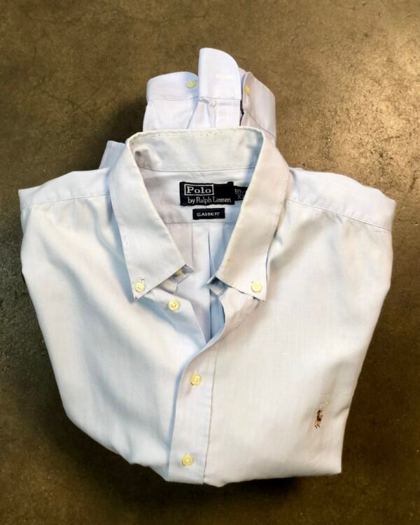 Polo Ralph Lauren Light Blue Oxford Shirt Custom Fit, men's — photo 1