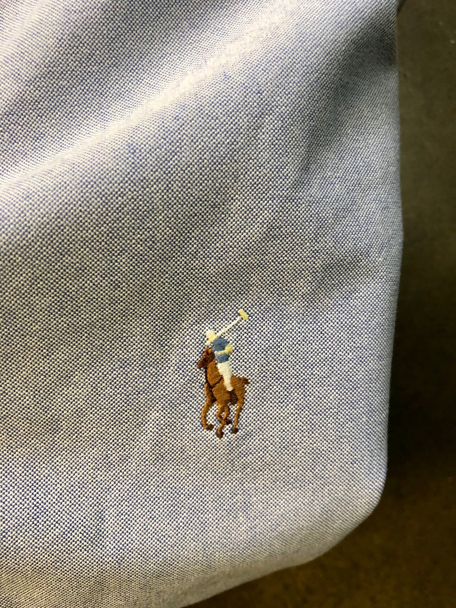 Polo Ralph Lauren Light Blue Oxford Shirt Custom Fit – photo 4 Polo Ralph Lauren Light Blue Oxford Shirt Custom Fit, men's — photo 4