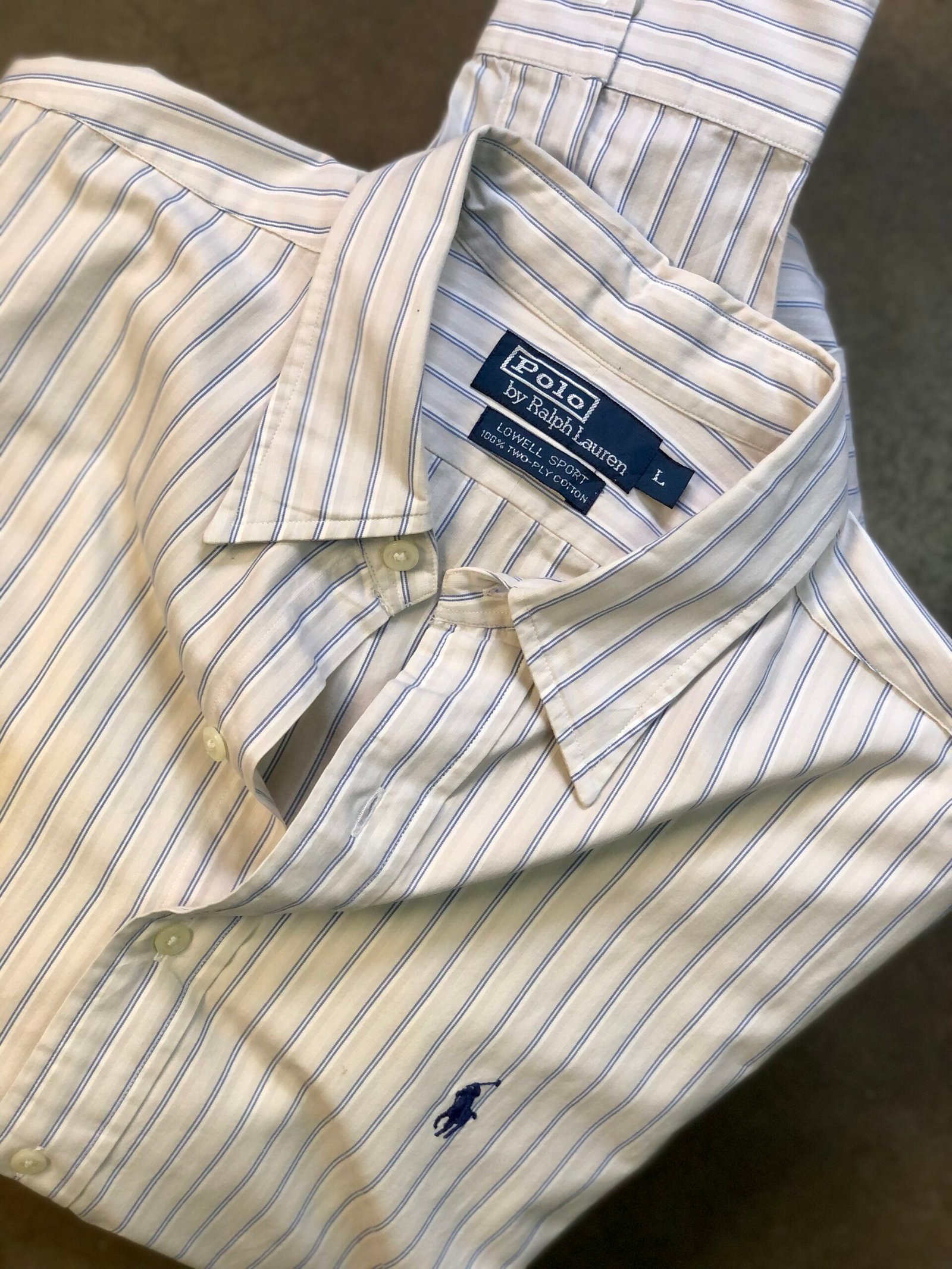 Polo Ralph Lauren Lowell Sport Striped Shirt – photo 5 Polo Ralph Lauren Lowell Sport Striped Shirt, men's L — photo 5